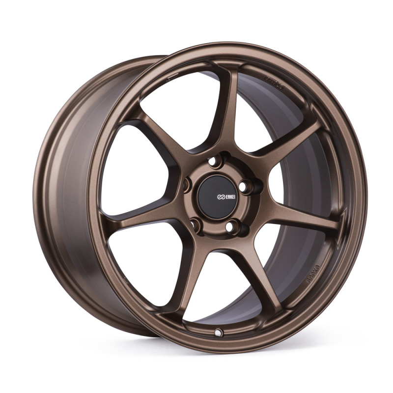 Enkei 535-880-8045ZP - TS-7 18x8 5x100 45mm Offset 72.6mm Bore Matte Bronze Wheel