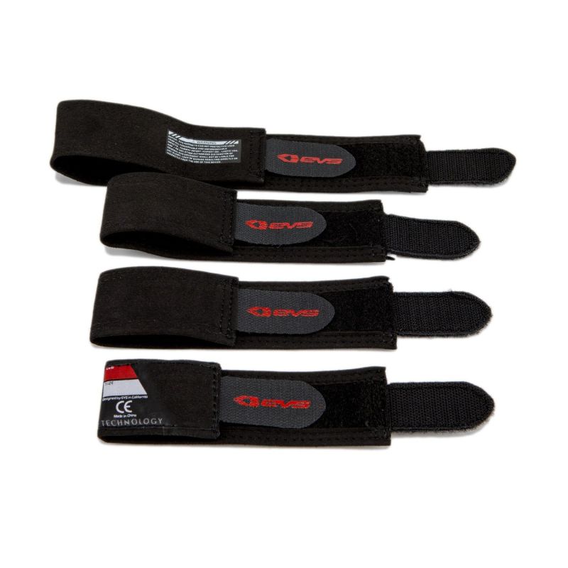 EVS KBRS-RS9-XL - RS9 Knee Brace Replacement Straps Black - XL