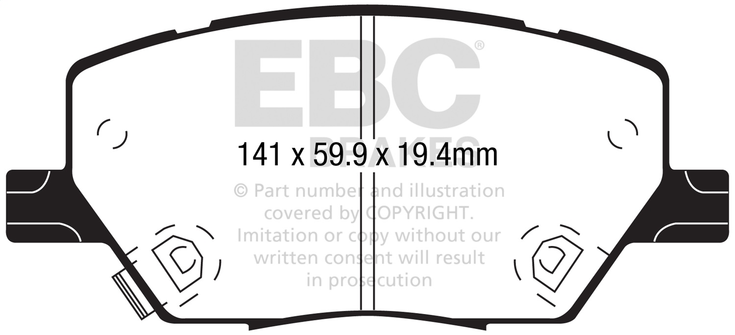 EBC S15KF1258 - S15 Brake Pad and Rotor Kit