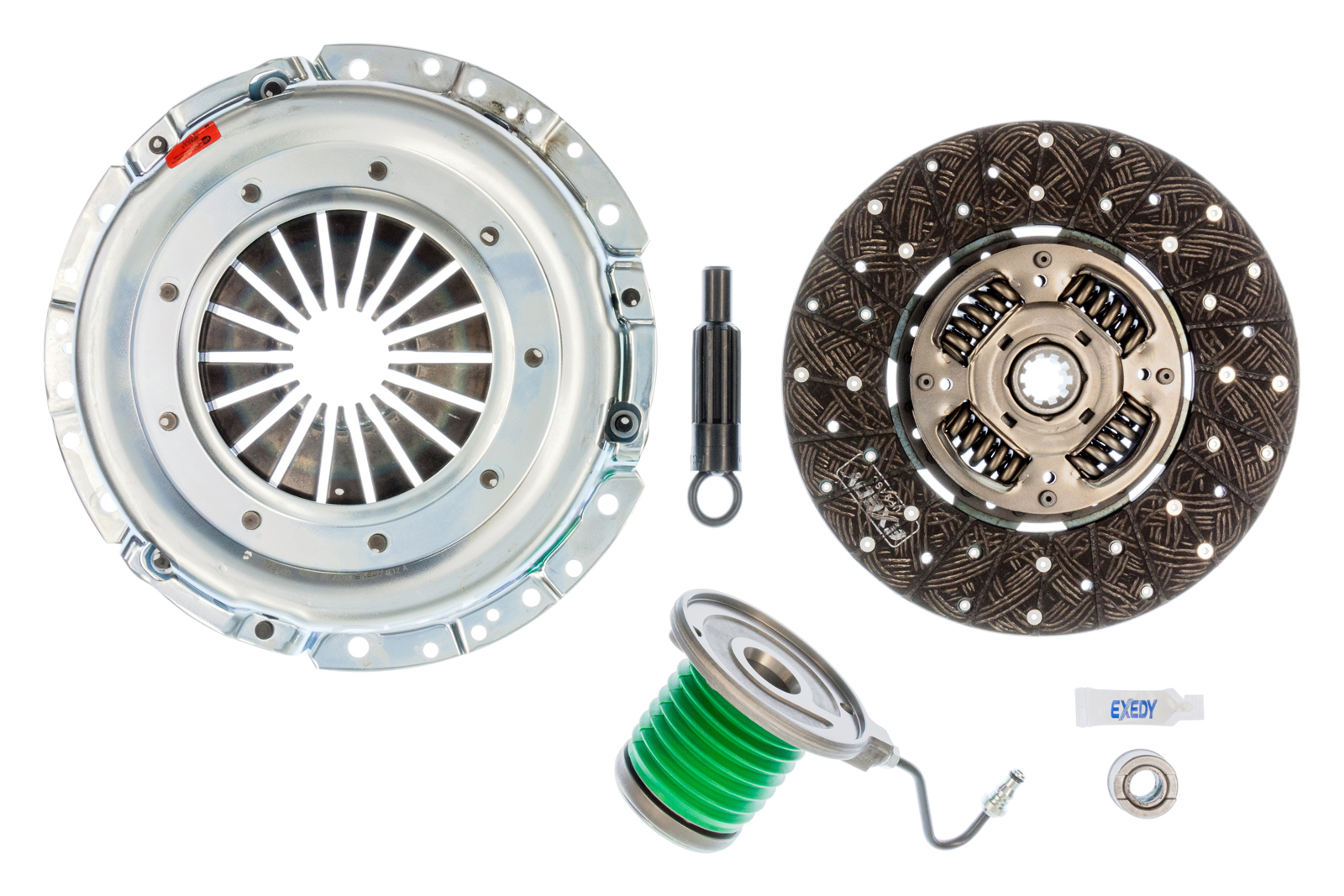 Exedy 07802CSC - 2005-2010 Ford Mustang V8 Stage 1 Organic Clutch Includes Hydraulic CSC Slave Cylinder Exedy 07802CSC - 2005-2010 Ford Mustang V8 Stage 1 Organic Clutch Includes Hydraulic CSC Slave Cylinder