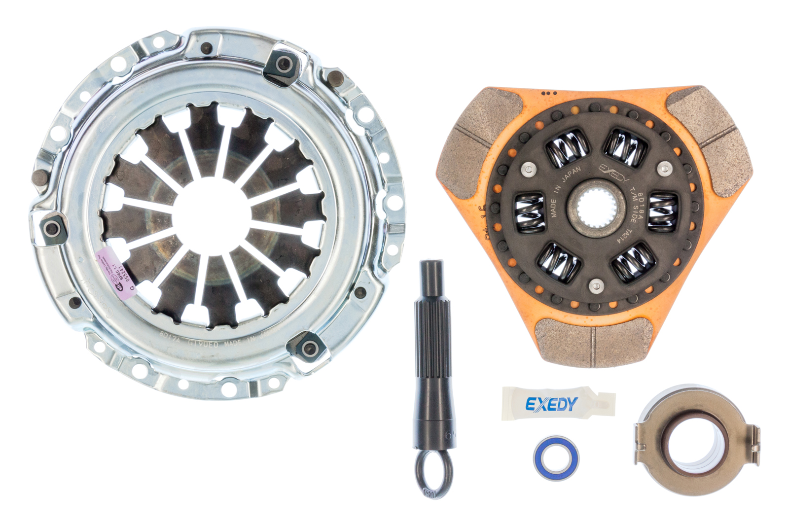 Exedy 08954 - 2007-2008 Honda Fit L4 Stage 2 Cerametallic Clutch Thick Disc Exedy 08954 - 2007-2008 Honda Fit L4 Stage 2 Cerametallic Clutch Thick Disc