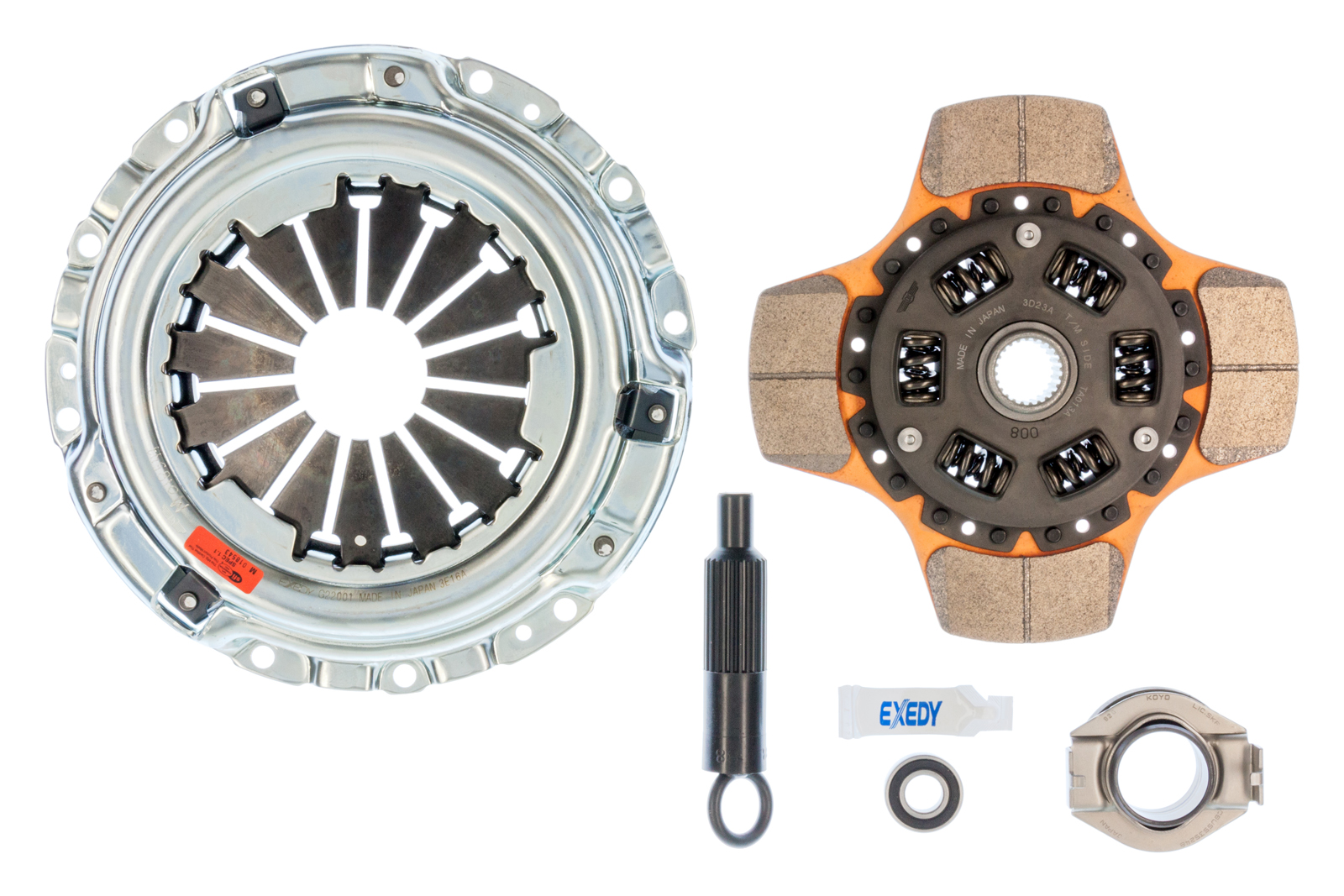 Exedy 08950BP4 - 1994-2001 Acura Integra L4 Stage 2 Cerametallic Clutch 4 Puck Disc