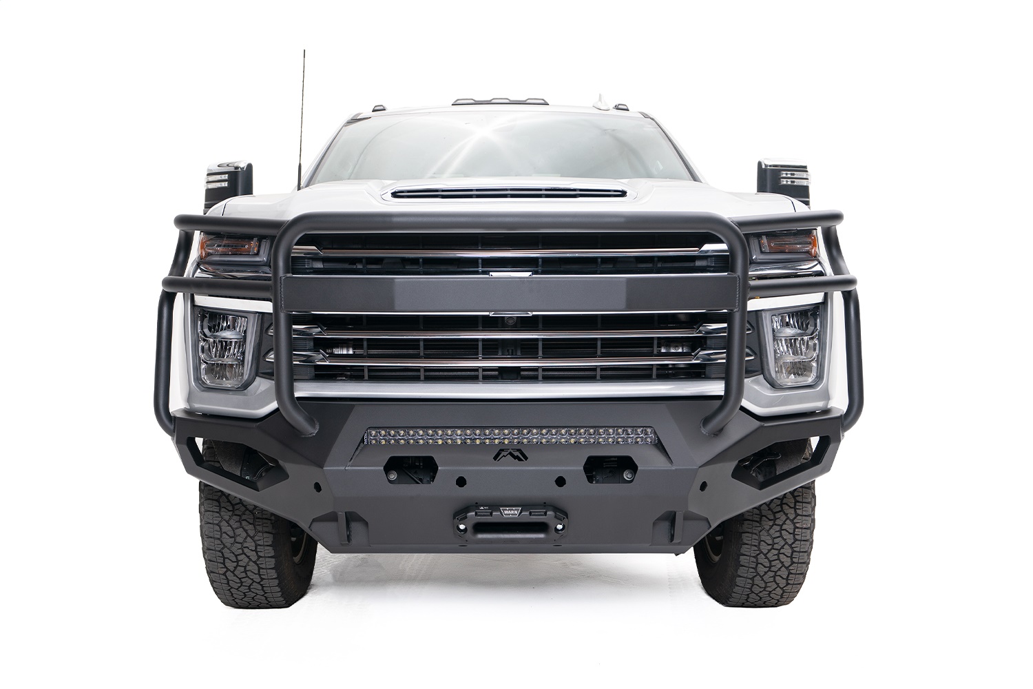 Fab Fours CH20-X4950-1 - Matrix Front Bumper; w/Full Guard; Fab Fours CH20-X4950-1 - Matrix Front Bumper; w/Full Guard;
