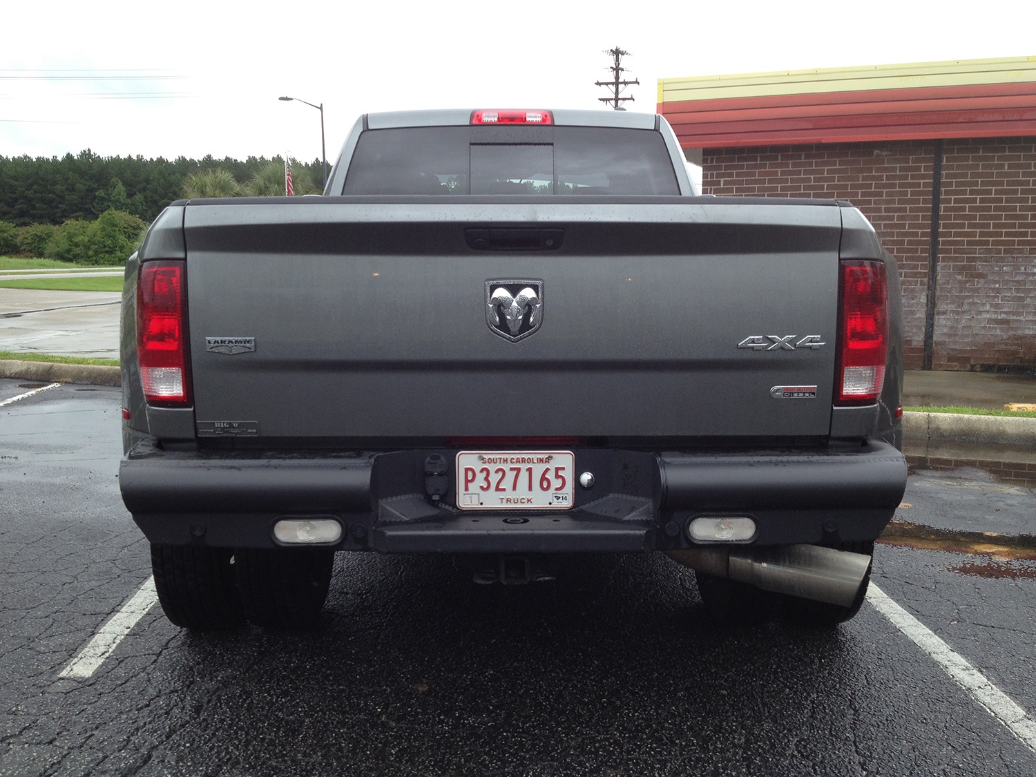 Fab Fours DR10-U2950-1 - Elite Rear Bumper; 2 Stage Black Powder Coated; Fab Fours DR10-U2950-1 - Elite Rear Bumper; 2 Stage Black Powder Coated;