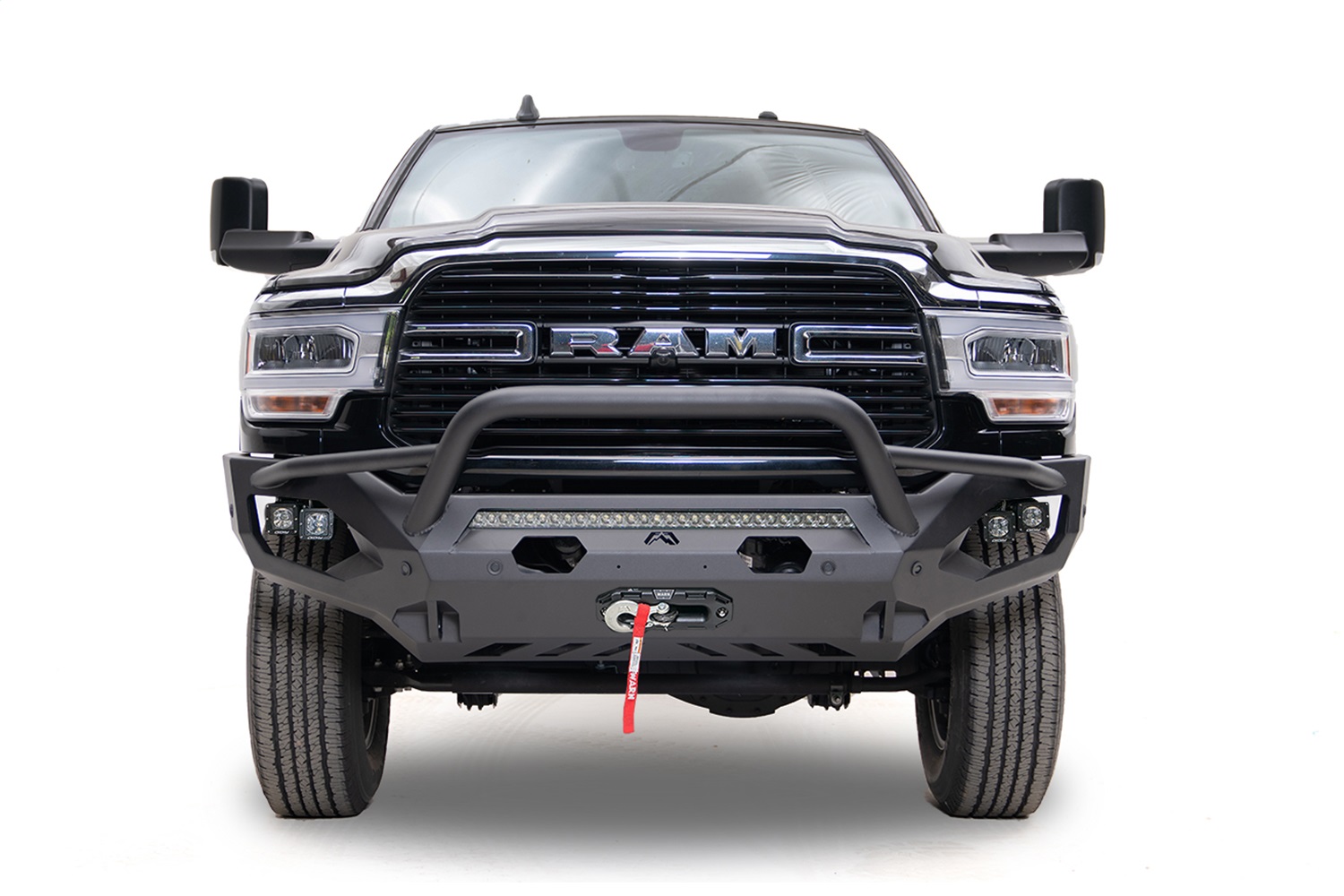 Fab Fours DR19-X4452-1 - Matrix Front Bumper; w/Pre-Runner Guard; Plate Steel; Fab Fours DR19-X4452-1 - Matrix Front Bumper; w/Pre-Runner Guard; Plate Steel;