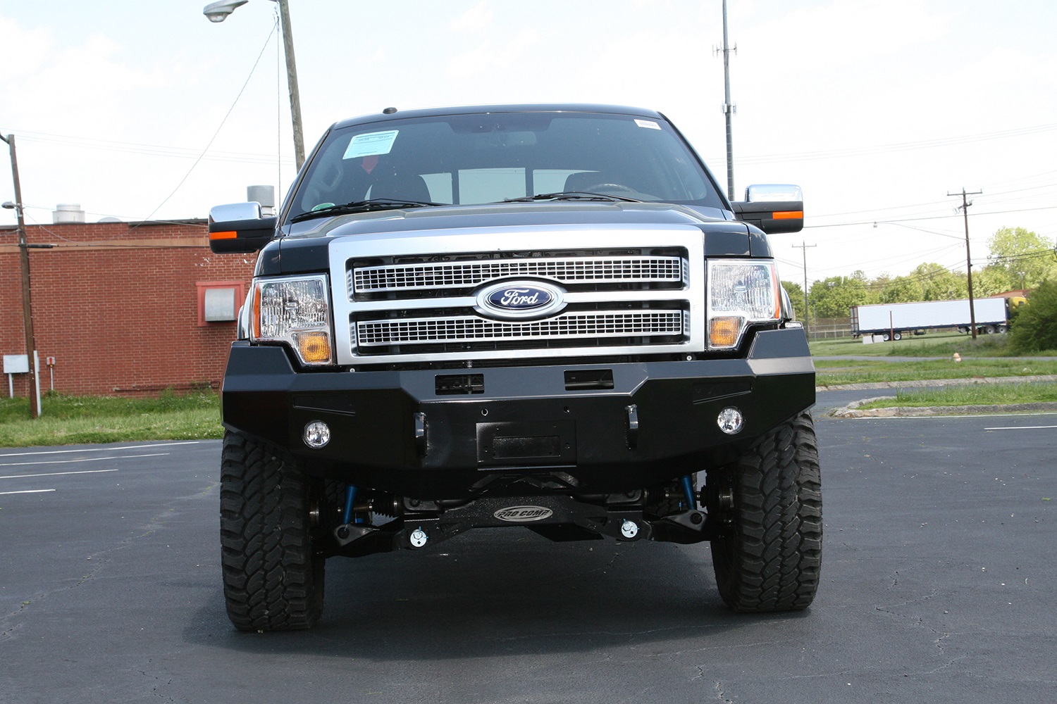 Fab Fours FF09-H1951-1 - Premium Heavy Duty Winch Front Bumper Fab Fours FF09-H1951-1 - Premium Heavy Duty Winch Front Bumper