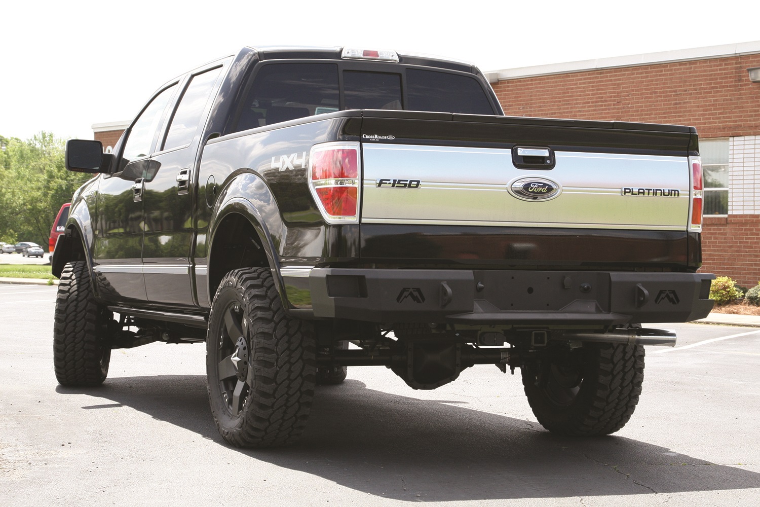 Fab Fours FF09-W1750-1 - Heavy Duty Rear Bumper Fab Fours FF09-W1750-1 - Heavy Duty Rear Bumper