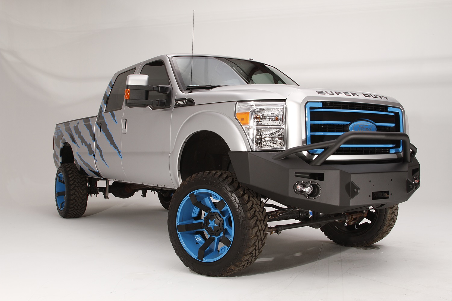 Fab Fours FS11-A2552-1 - Premium Heavy Duty Winch Front Bumper