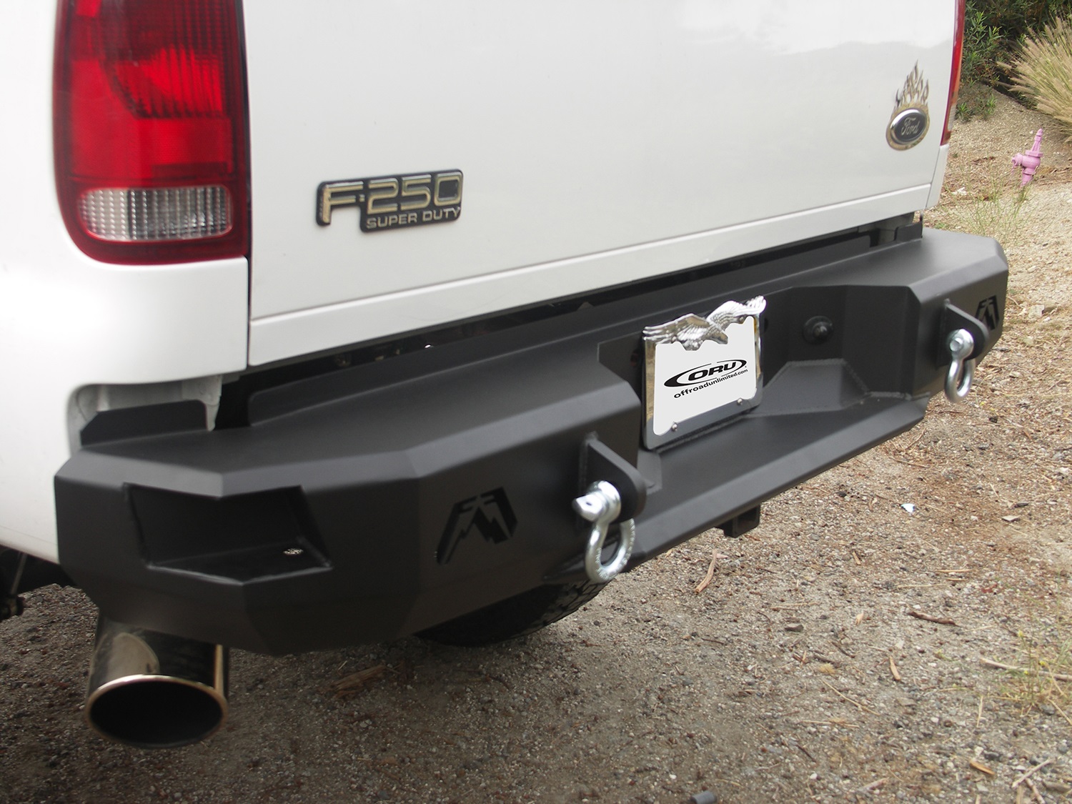 Fab Fours FS08-W1350-1 - Heavy Duty Rear Bumper Fab Fours FS08-W1350-1 - Heavy Duty Rear Bumper