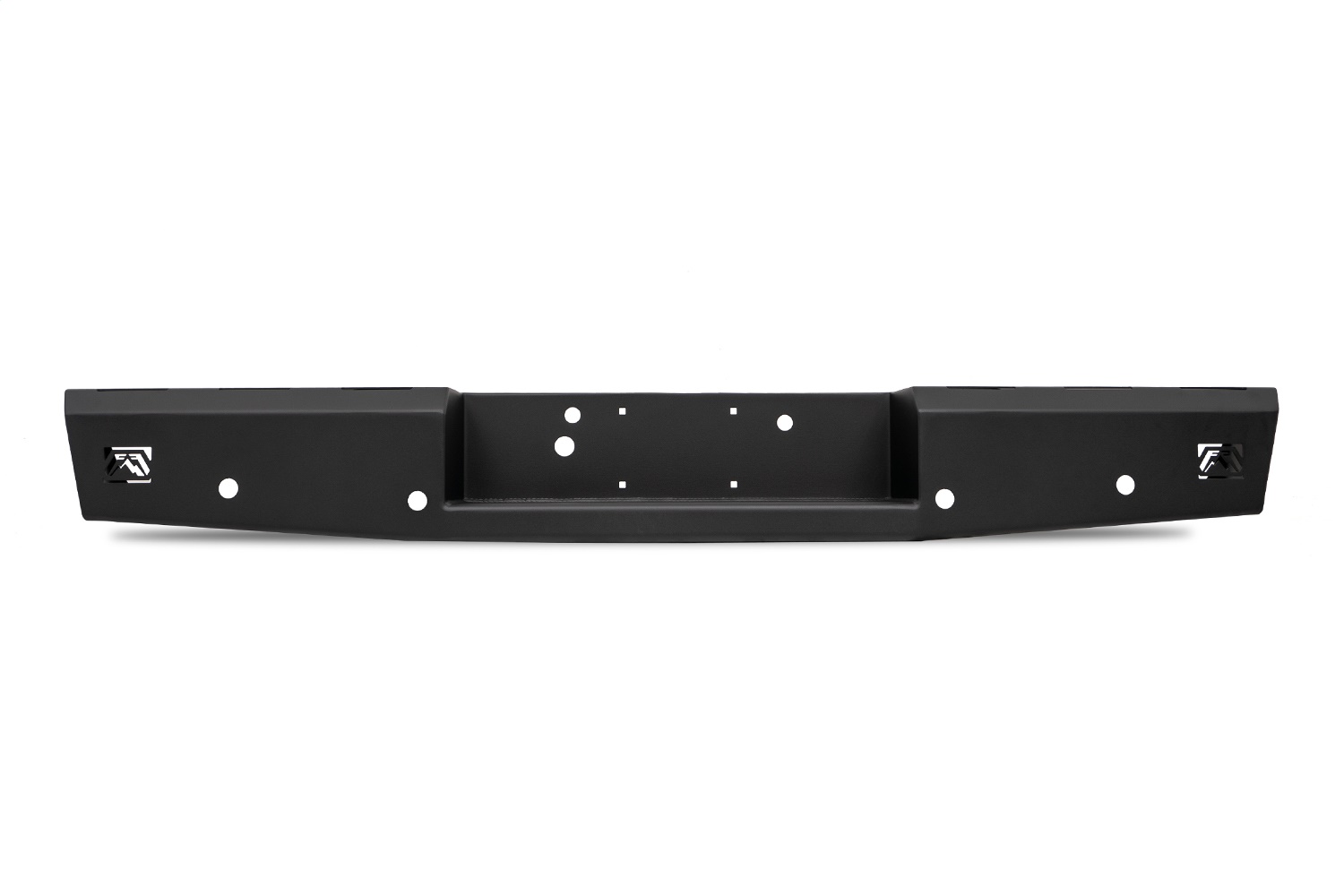 Fab Fours FS99-RT1350-1 - Red Steel Rear Bumper Fab Fours FS99-RT1350-1 - Red Steel Rear Bumper