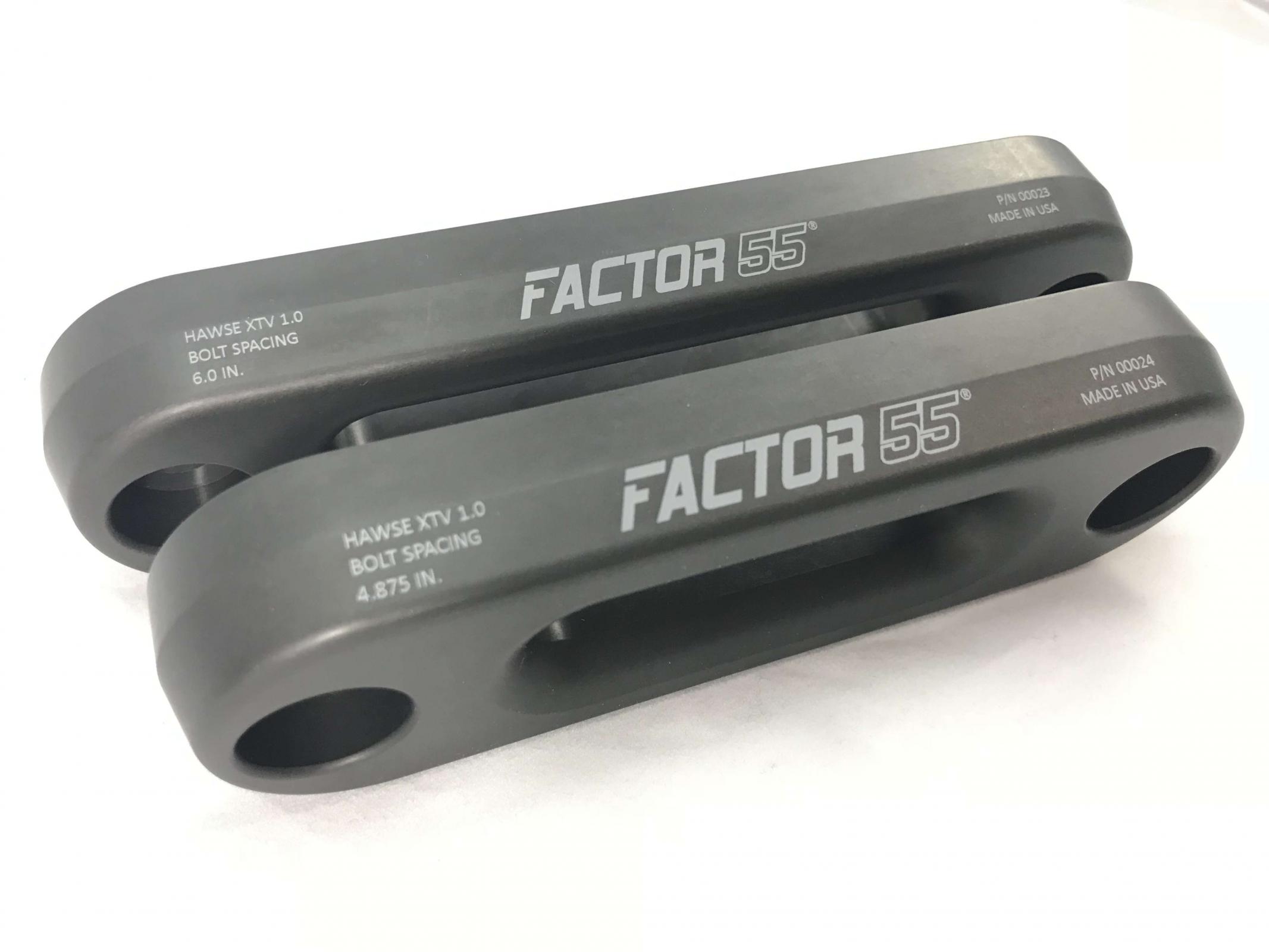 Factor 55 00023 - XTV Hawse Fairlead 6 Inch Powersports UTV/ATV Gun Metal Gray Factor 55 00023 - XTV Hawse Fairlead 6 Inch Powersports UTV/ATV Gun Metal Gray