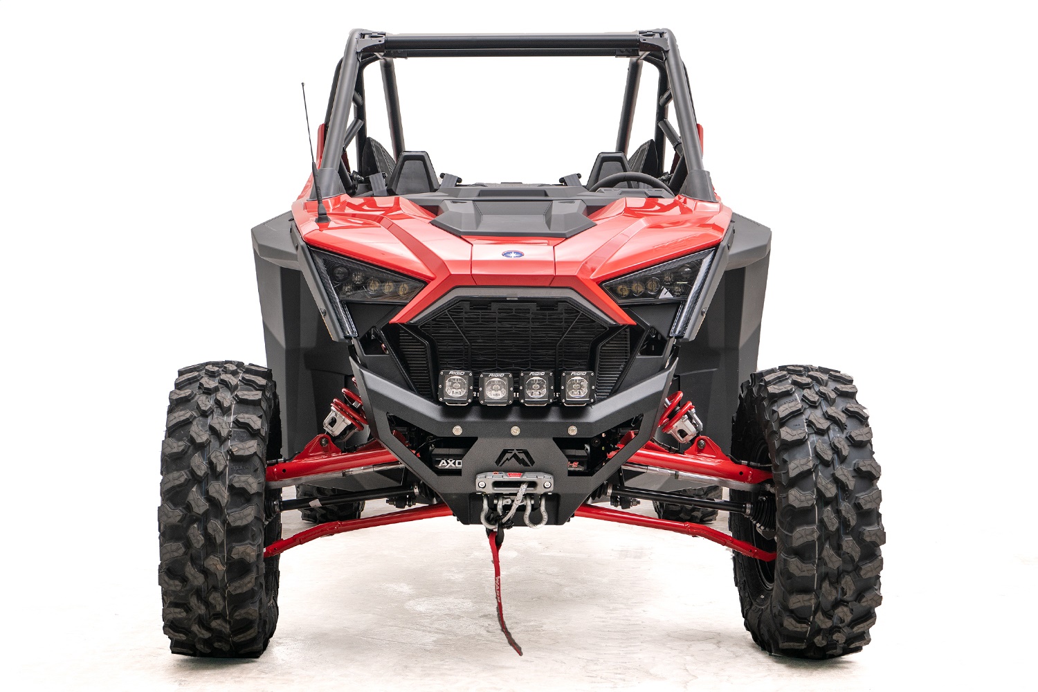 Fab Fours SXFB-1450-1 - SXS Winch Bumper; 2 Stage Matte Black Powder Coated; Fab Fours SXFB-1450-1 - SXS Winch Bumper; 2 Stage Matte Black Powder Coated;