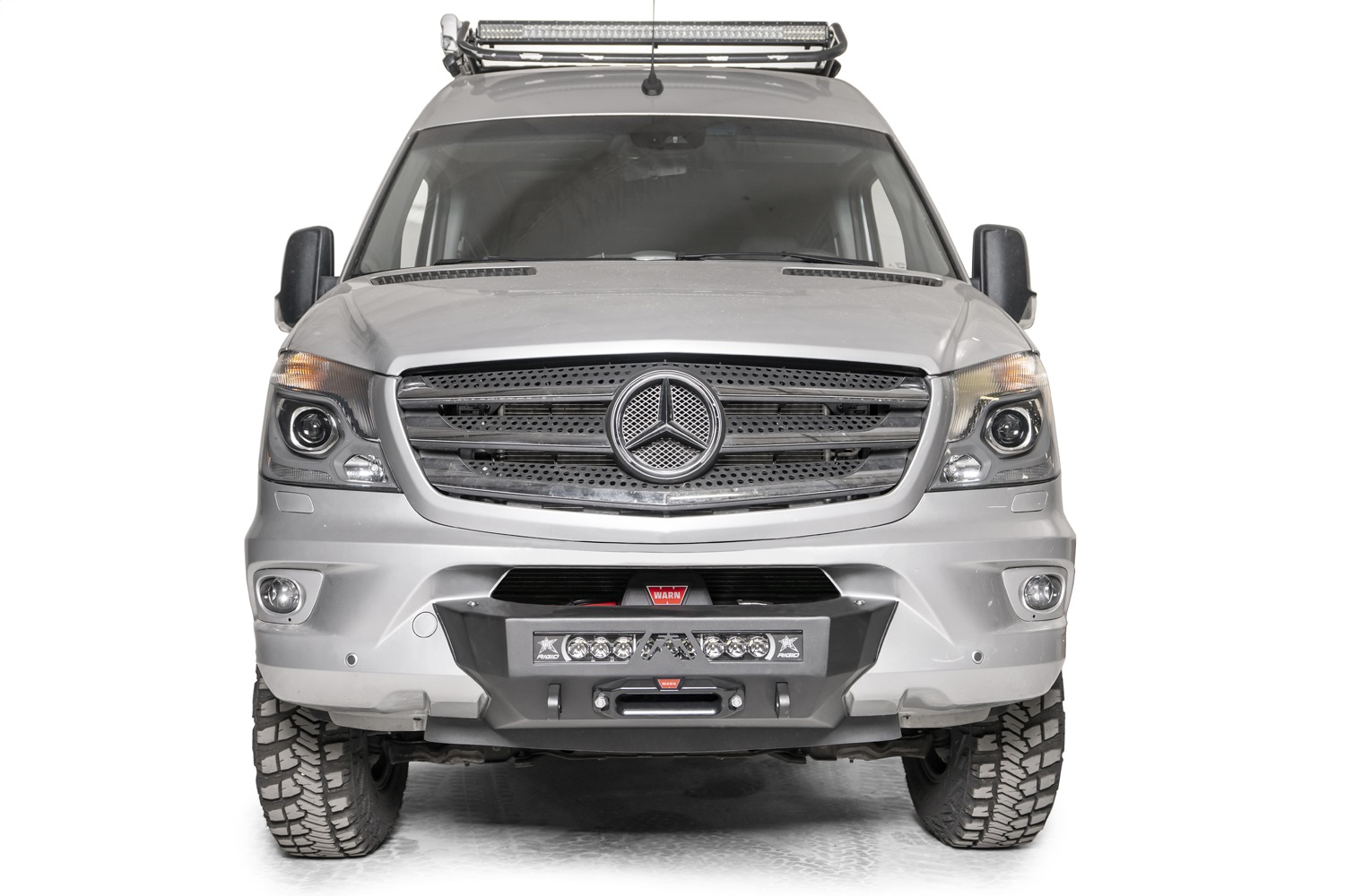 Fab Fours MB17-N4651-1 - SH Winch Mount; w/o Guard;