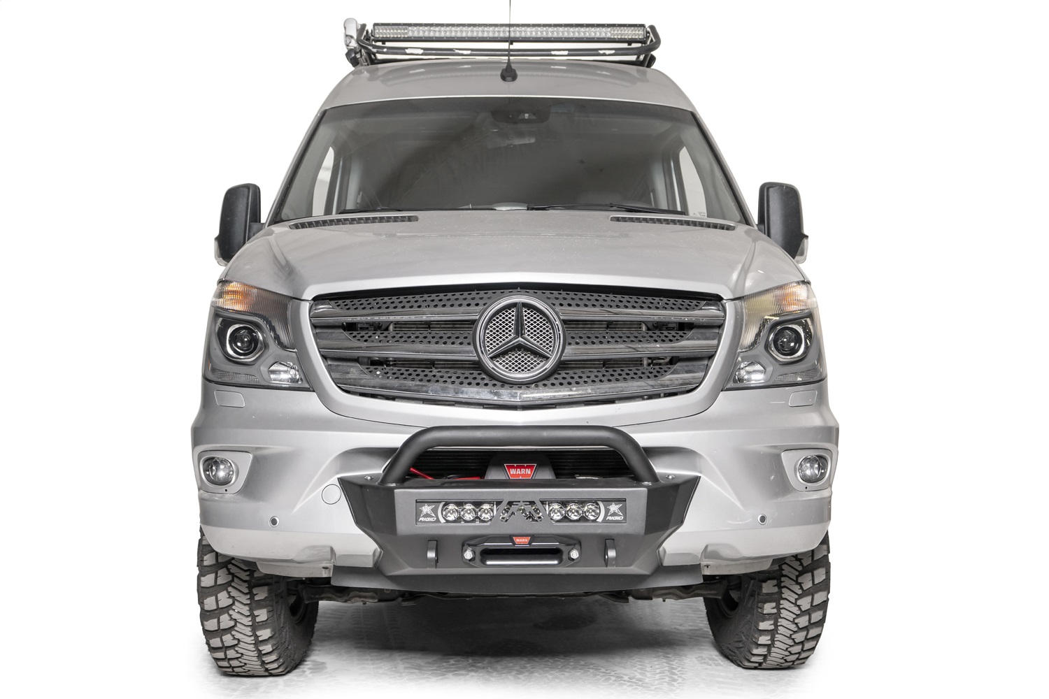 Fab Fours MB17-N4652-1 - SH Winch Mount; w/Pre-Runner Guard; Fab Fours MB17-N4652-1 - SH Winch Mount; w/Pre-Runner Guard;