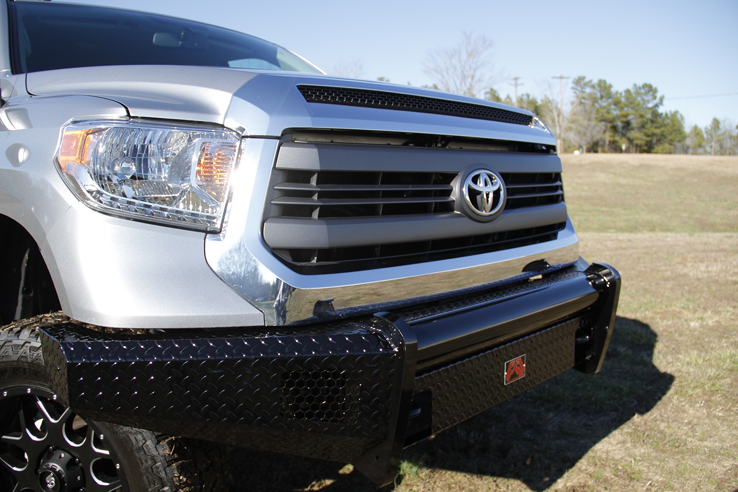 Fab Fours TT14-K2861-1 - Black Steel Front Bumper