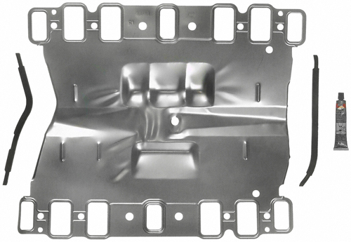 FEL-PRO MS 96015 - Valley Pan Gasket - Embossed Metal - Stock Port - Oldsmobile V8 - Kit