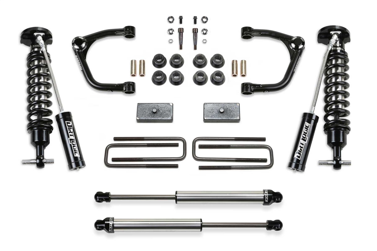 Fabtech K1168DL - 19-21 GM C/K1500 P/U Diesel 3in Uniball UCA Sys w/Dl 2.5 Resi & 2.25 Fabtech K1168DL - 19-21 GM C/K1500 P/U Diesel 3in Uniball UCA Sys w/Dl 2.5 Resi & 2.25