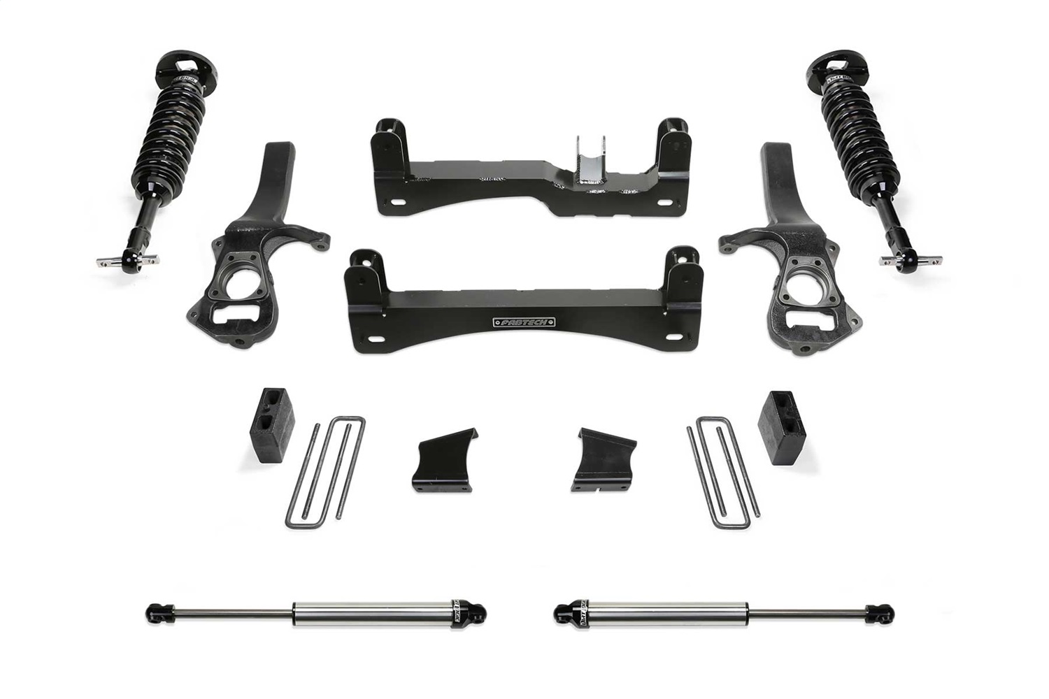 Fabtech K1197DL - 4" PERF SYS W/ DL 2.5 & 2.25 2022 GM C/K1500 P/U 4CYL W/ TRAIL BOSS/AT4 PKG Fabtech K1197DL - 4" PERF SYS W/ DL 2.5 & 2.25 2022 GM C/K1500 P/U 4CYL W/ TRAIL BOSS/AT4 PKG