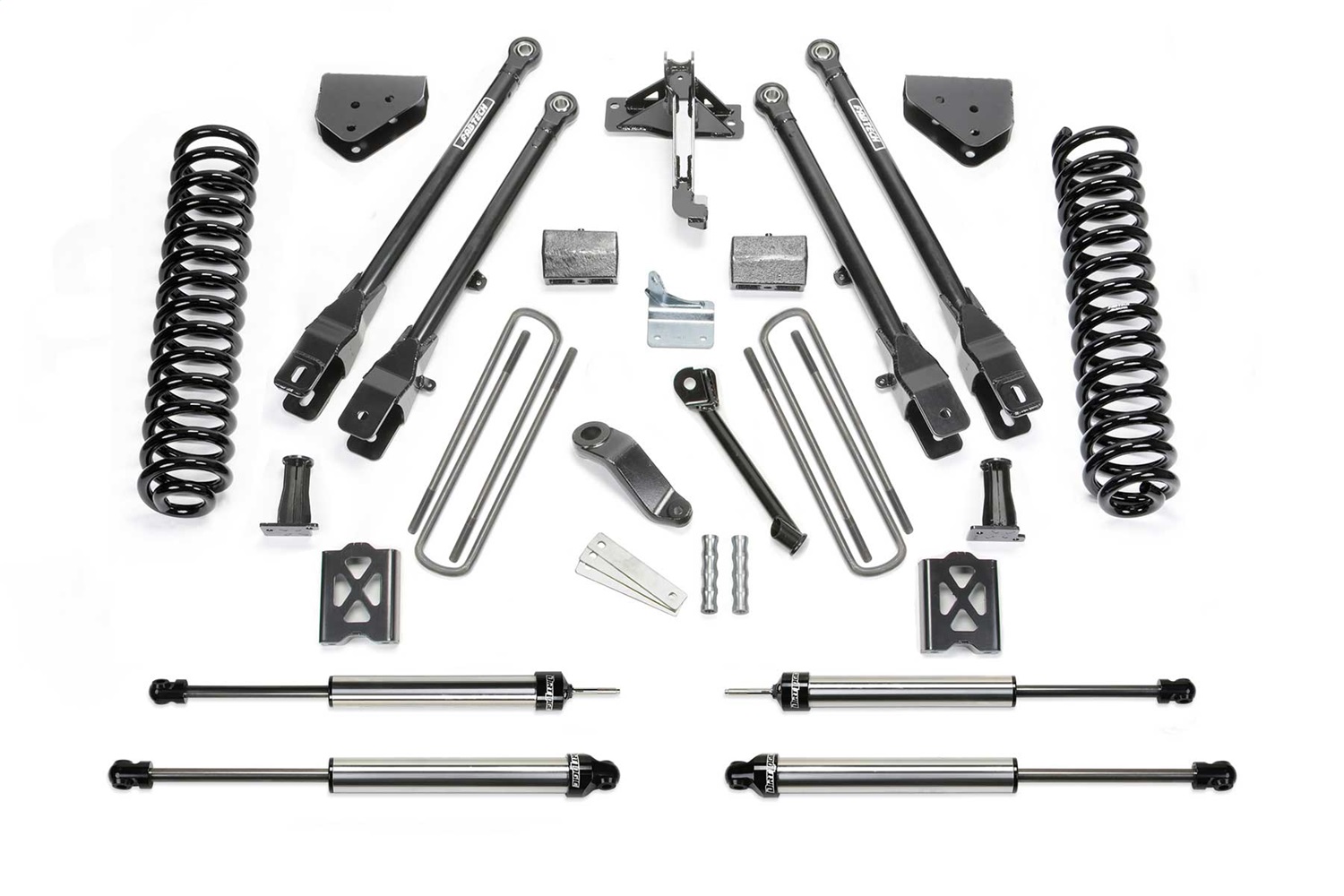 Fabtech K20131DL - 05-07 Ford F250 4WD w/Factory Overload 6in 4Link Sys w/Coils & Dlss Sh Ks Fabtech K20131DL - 05-07 Ford F250 4WD w/Factory Overload 6in 4Link Sys w/Coils & Dlss Sh Ks