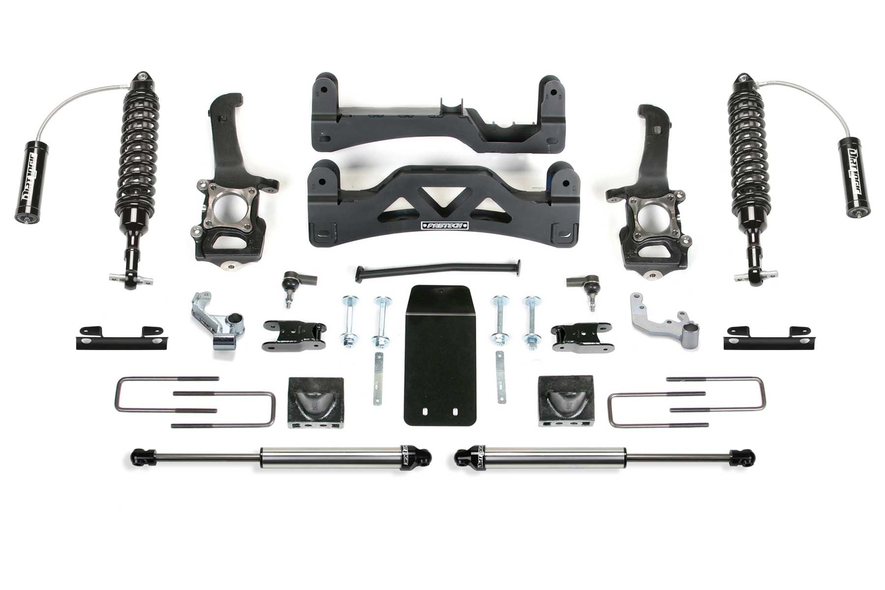 Fabtech K2202DL - 2014 Ford F150 4WD 6in Perf Sys w/Dlss 2.5 C/O Resi & Rr Dlss Fabtech K2202DL - 2014 Ford F150 4WD 6in Perf Sys w/Dlss 2.5 C/O Resi & Rr Dlss