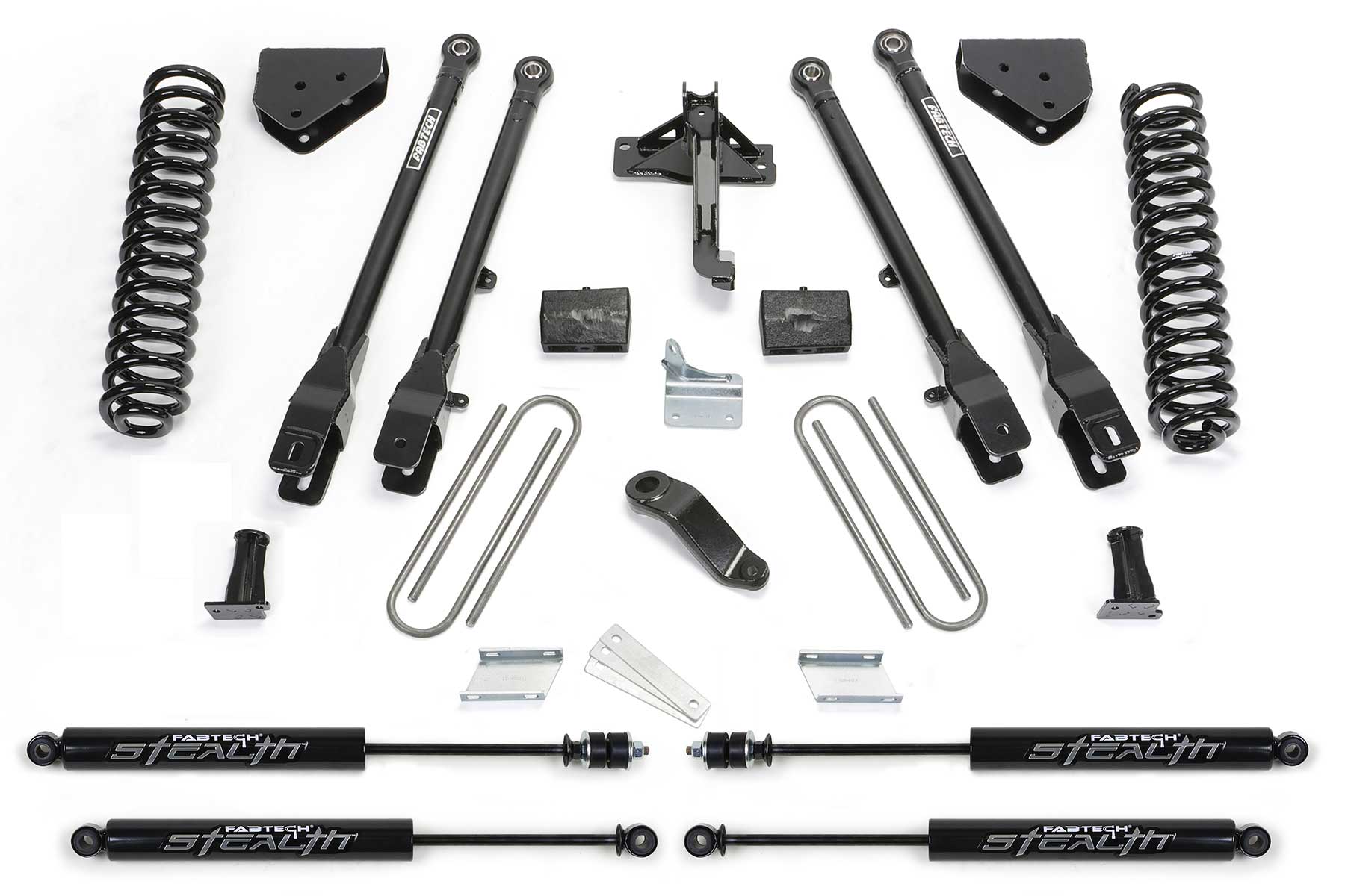 Fabtech K2212M - 08-16 Ford F250/F350 4WD 4in 4Link Sys w/Coils & Stealth Fabtech K2212M - 08-16 Ford F250/F350 4WD 4in 4Link Sys w/Coils & Stealth