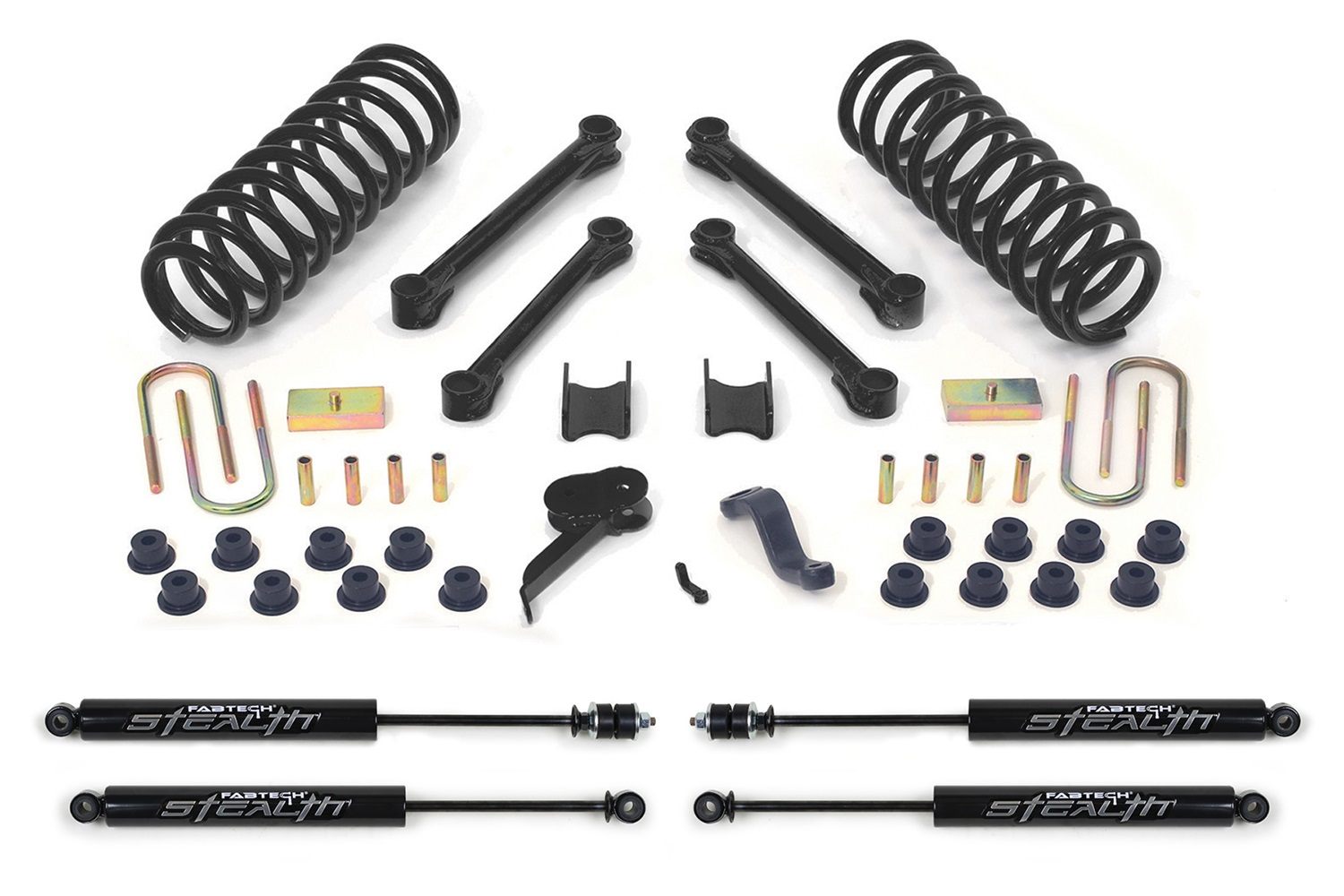 Fabtech K3037M - Performance Lift System w/Shocks