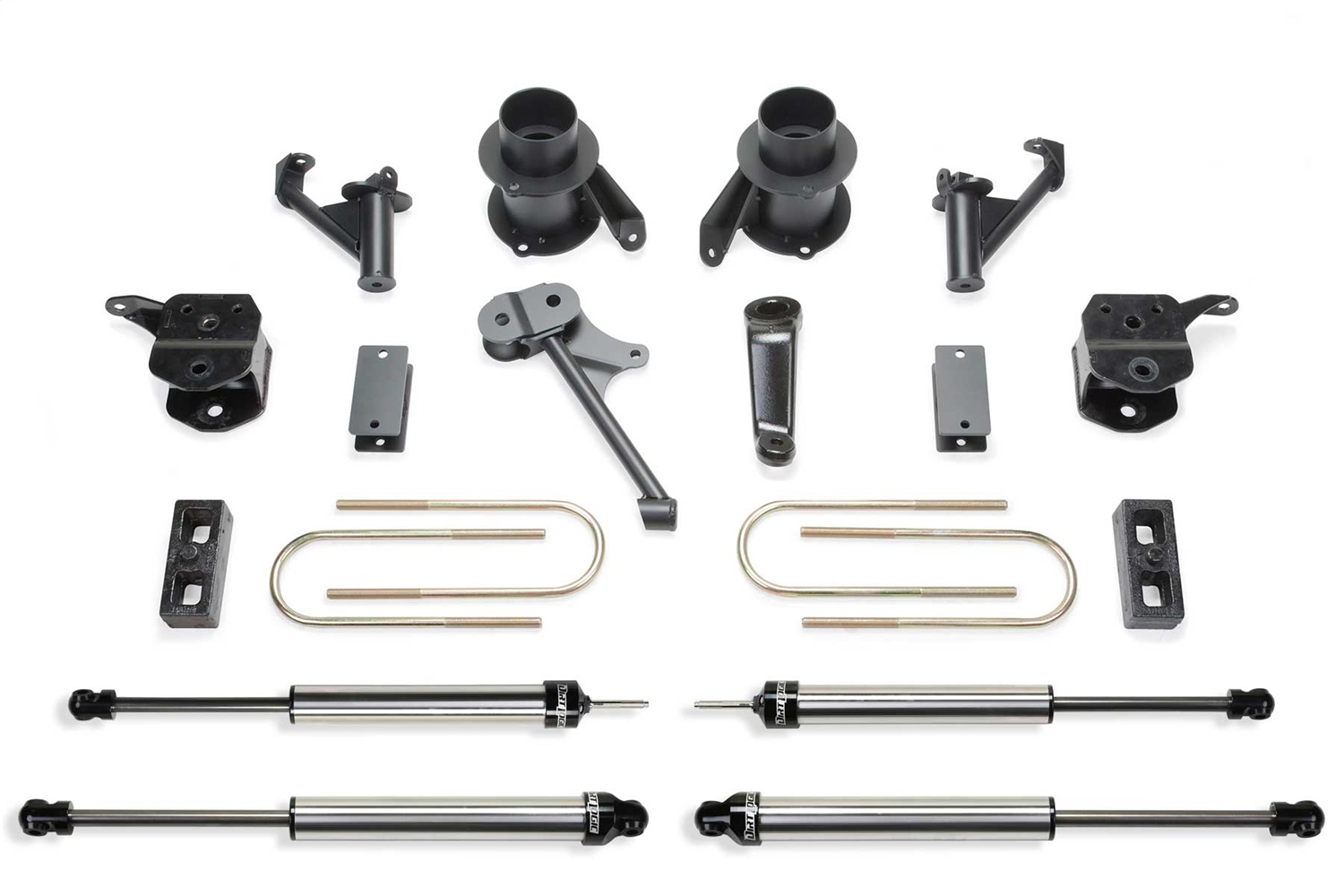Fabtech K3059DL - 13-18 Ram 3500 4WD w/Factory Radius Arms 5in Basic System w/DL Shocks