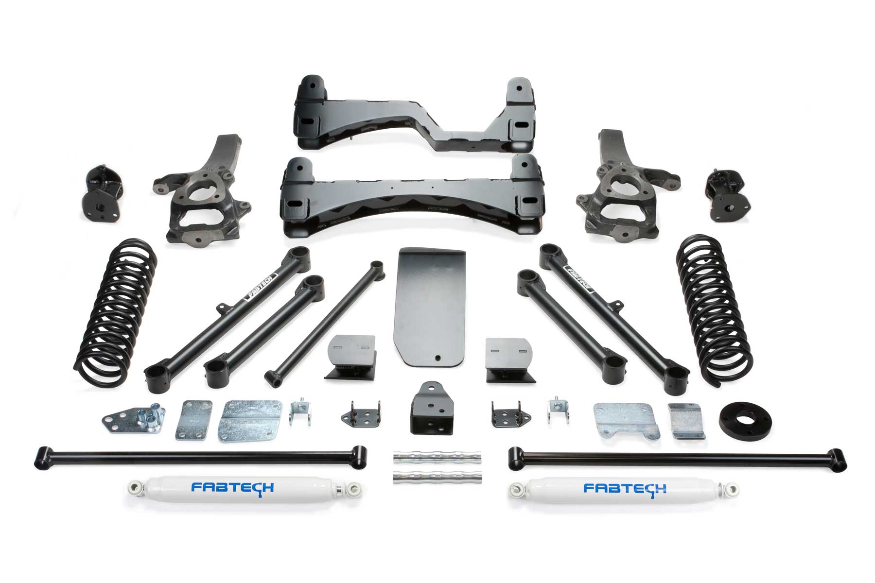 Fabtech K3053 - 09-11 Dodge 1500 4WD 6in Basic Sys w/Perf Shks
