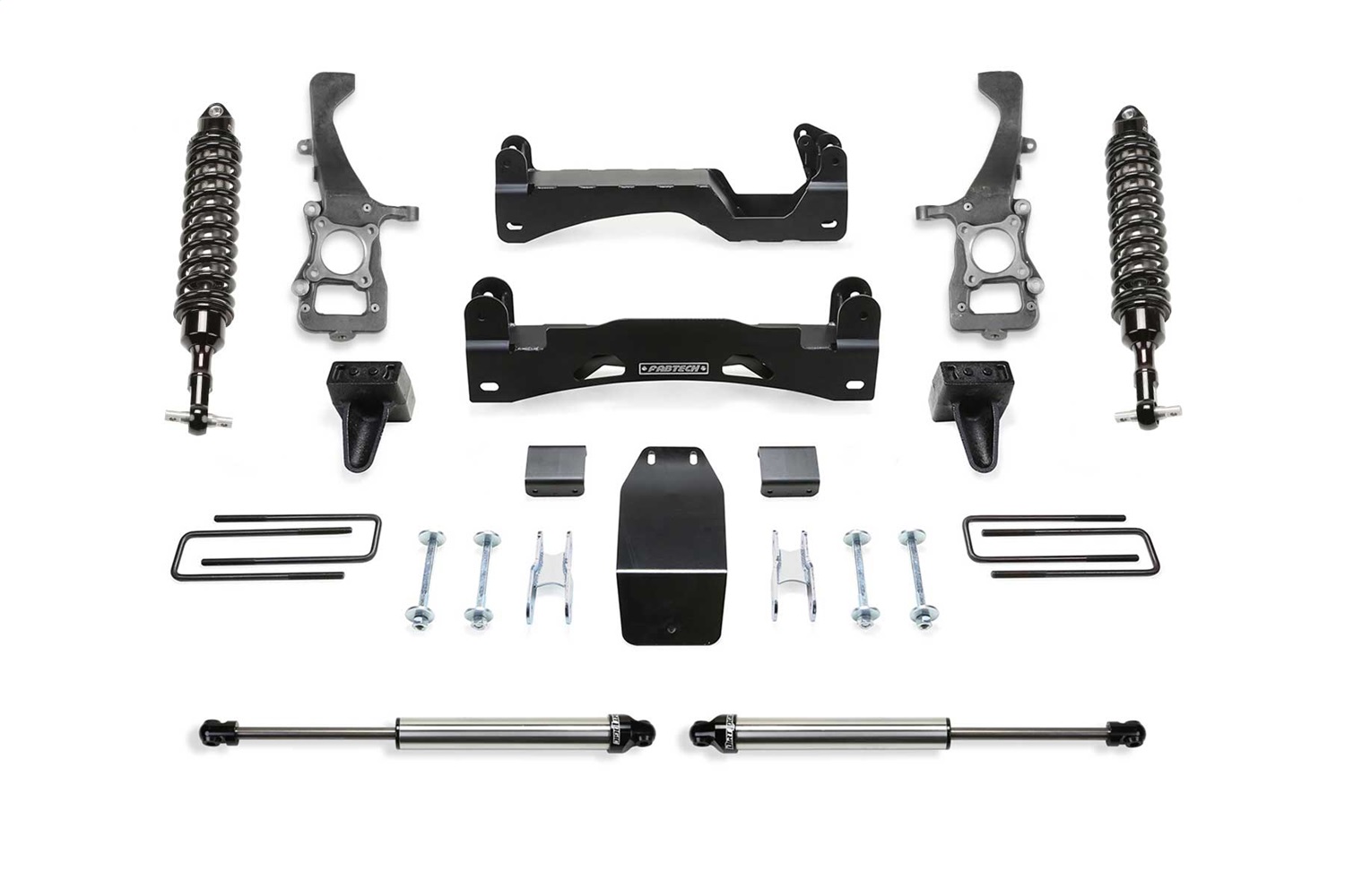 Fabtech K2372DL - 2021 Ford F150 4WD 6in Perf Sys w/Dlss 2.5 C/O & Rr Dlss