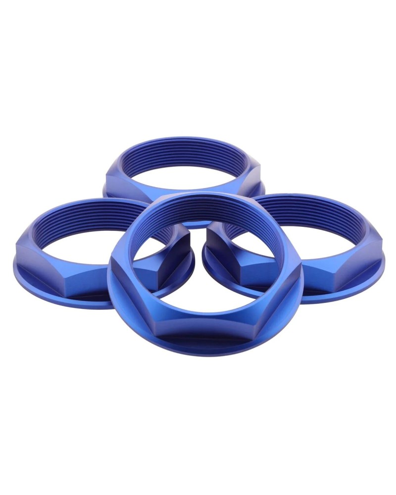 fifteen52 52-ST-NUT-V2- BLUE-SET - Super Touring Nut V2 - Anodized Blue w/ Satin Clear - Set of 4