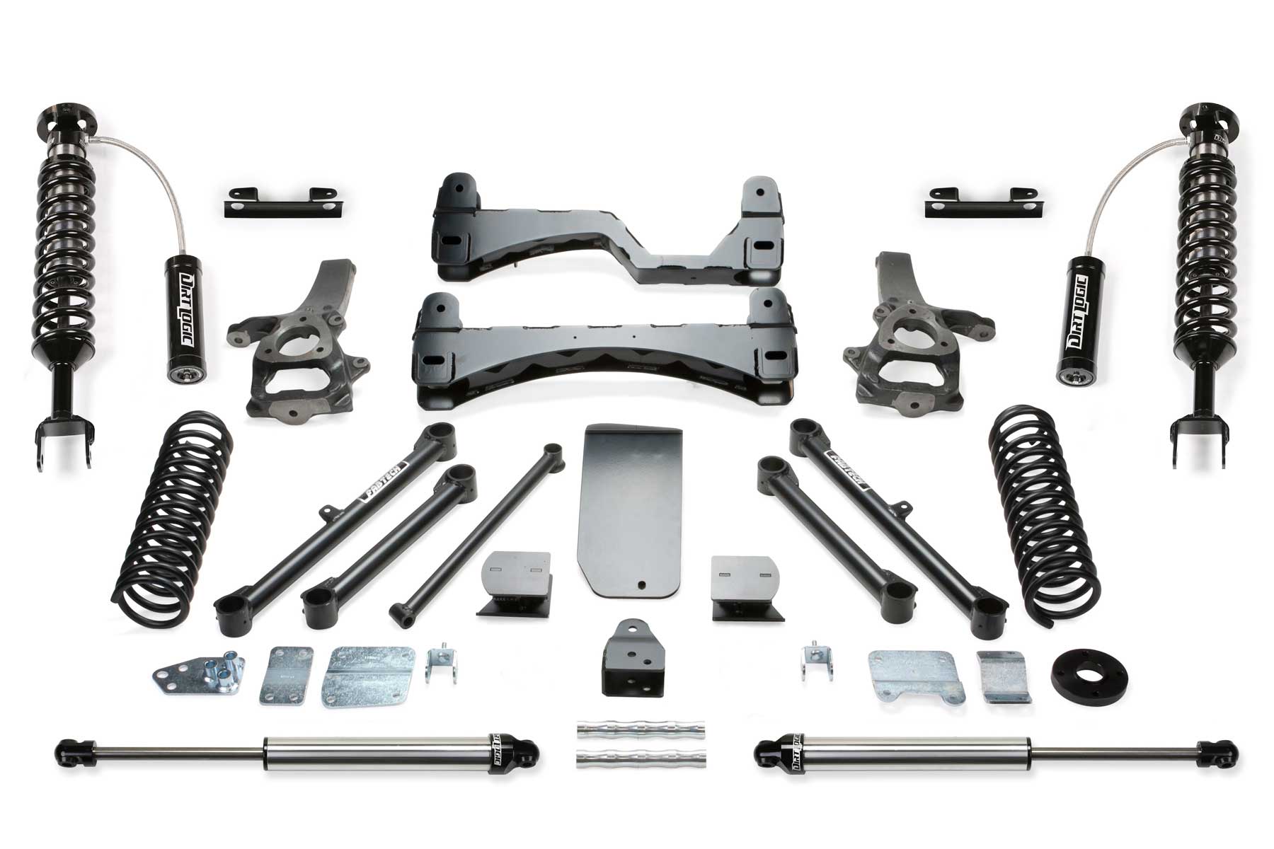 Fabtech K3085DL - 13-18 Ram 1500 4WD 6in Perf Sys w/Dlss 2.5C/O Resi & Rr Dlss