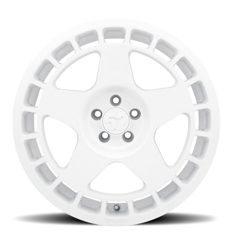 fifteen52 TURRW-77551+40 - Turbomac 17x7.5 5x112 40mm ET 66.56mm Center Bore Rally White Wheel