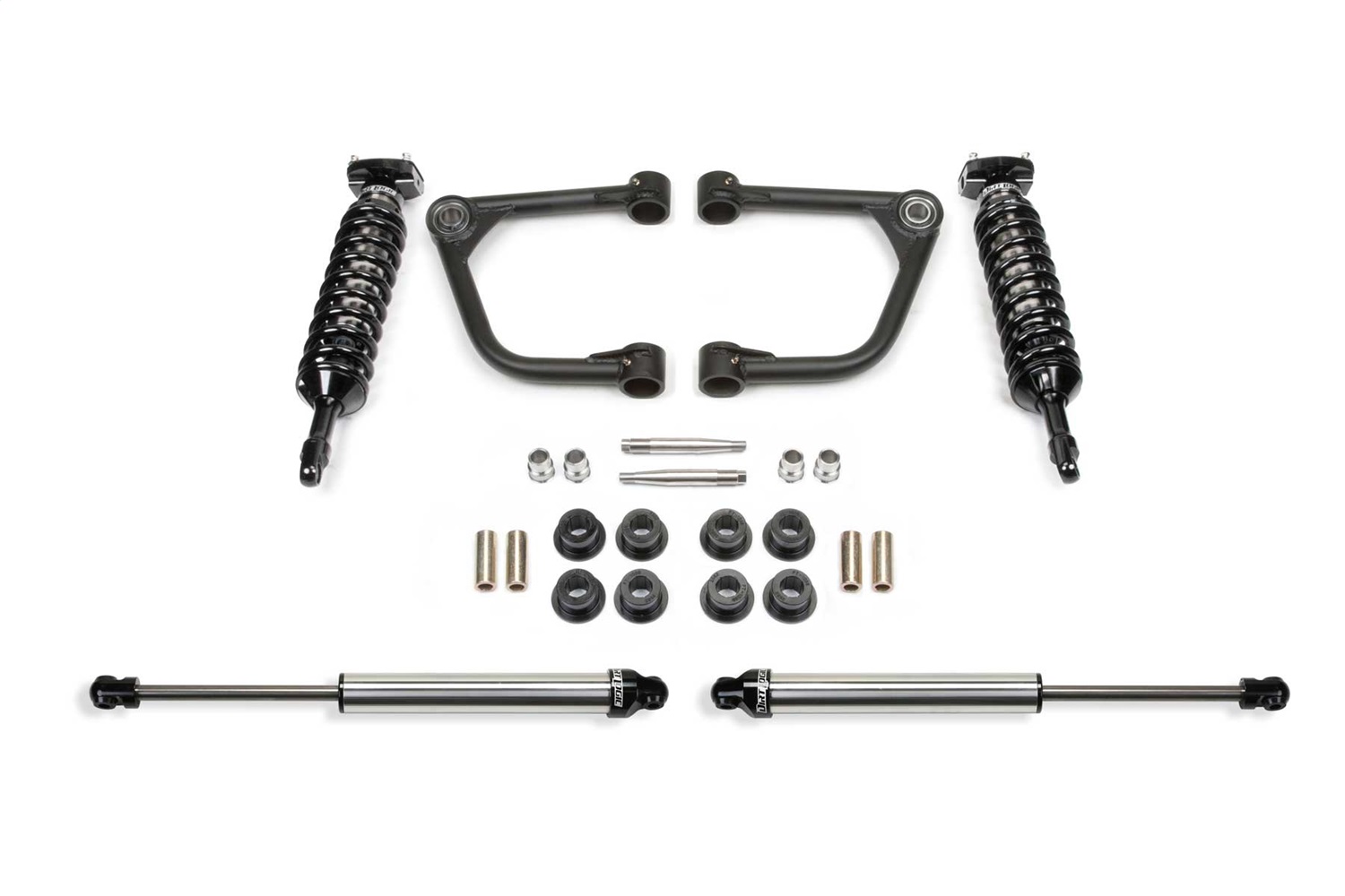 Fabtech K7027DL - 07-16 Toyota Tundra 2WD/4WD 2in UCA Kit w/Uniballs w/Dlss 2.5 C/O & Rr Dlss
