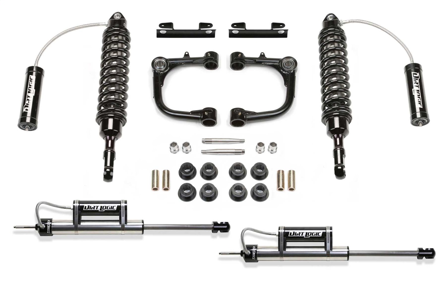Fabtech K7037DL - 10-13 Toyota FJ 4WD 3in UCA Sys w/Dlss 2.5 C/O Resi & Rr Dlss Resi