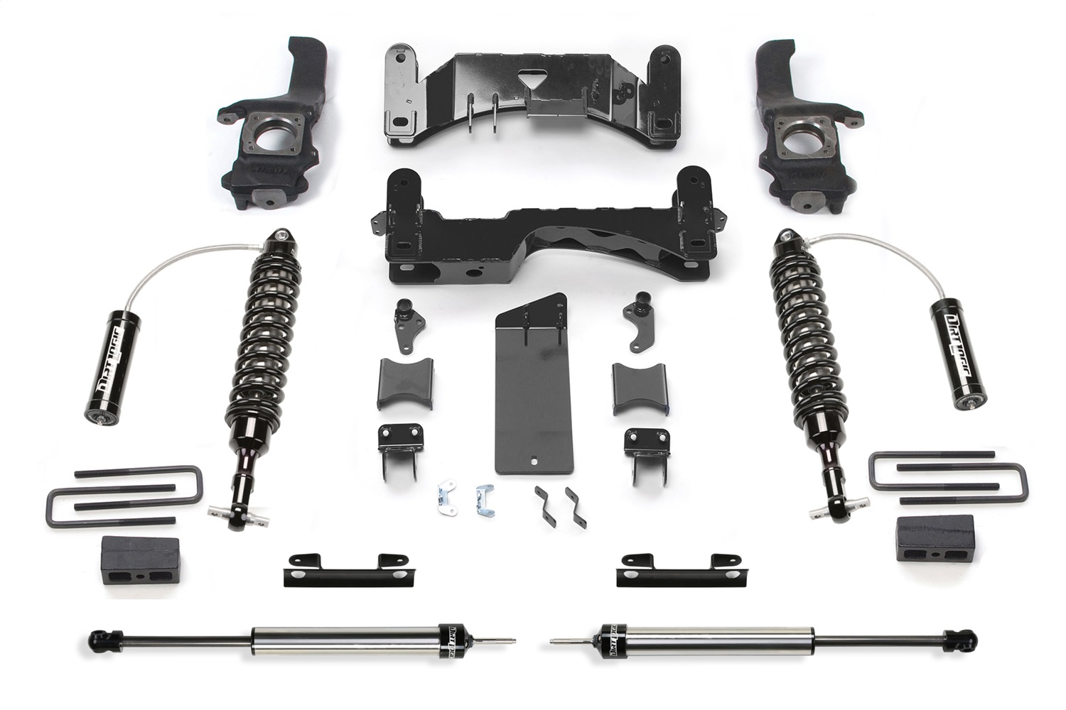 Fabtech K7056DL - 16-21 Toyota Tundra 2WD/4WD 6in Perf Sys w/Dlss 2.5 C/O Resi &Rr Dlss