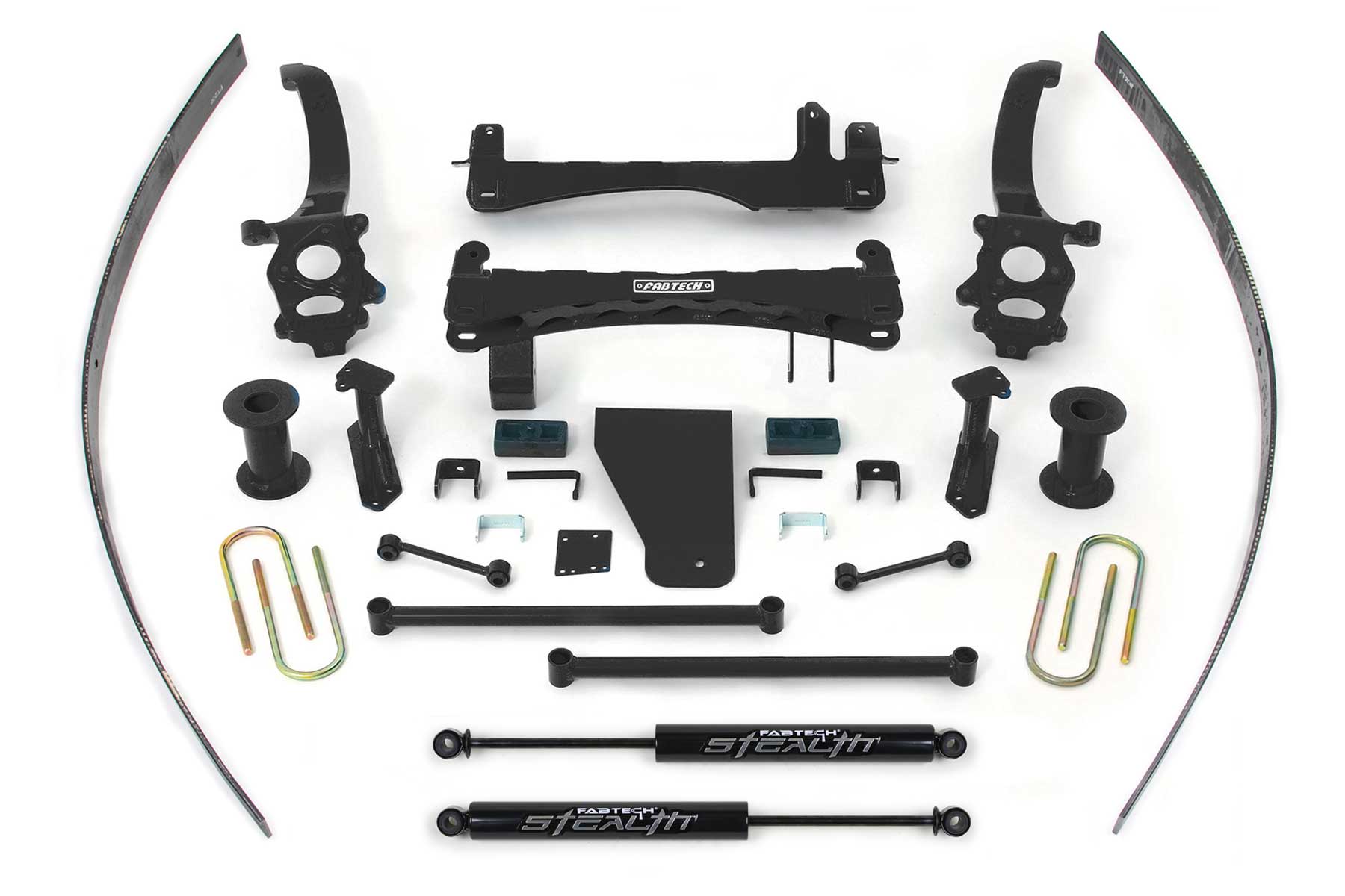 Fabtech K6000M - 04-13 Nissan Titan 2/4WD 6in Basic Sys w/Stealth