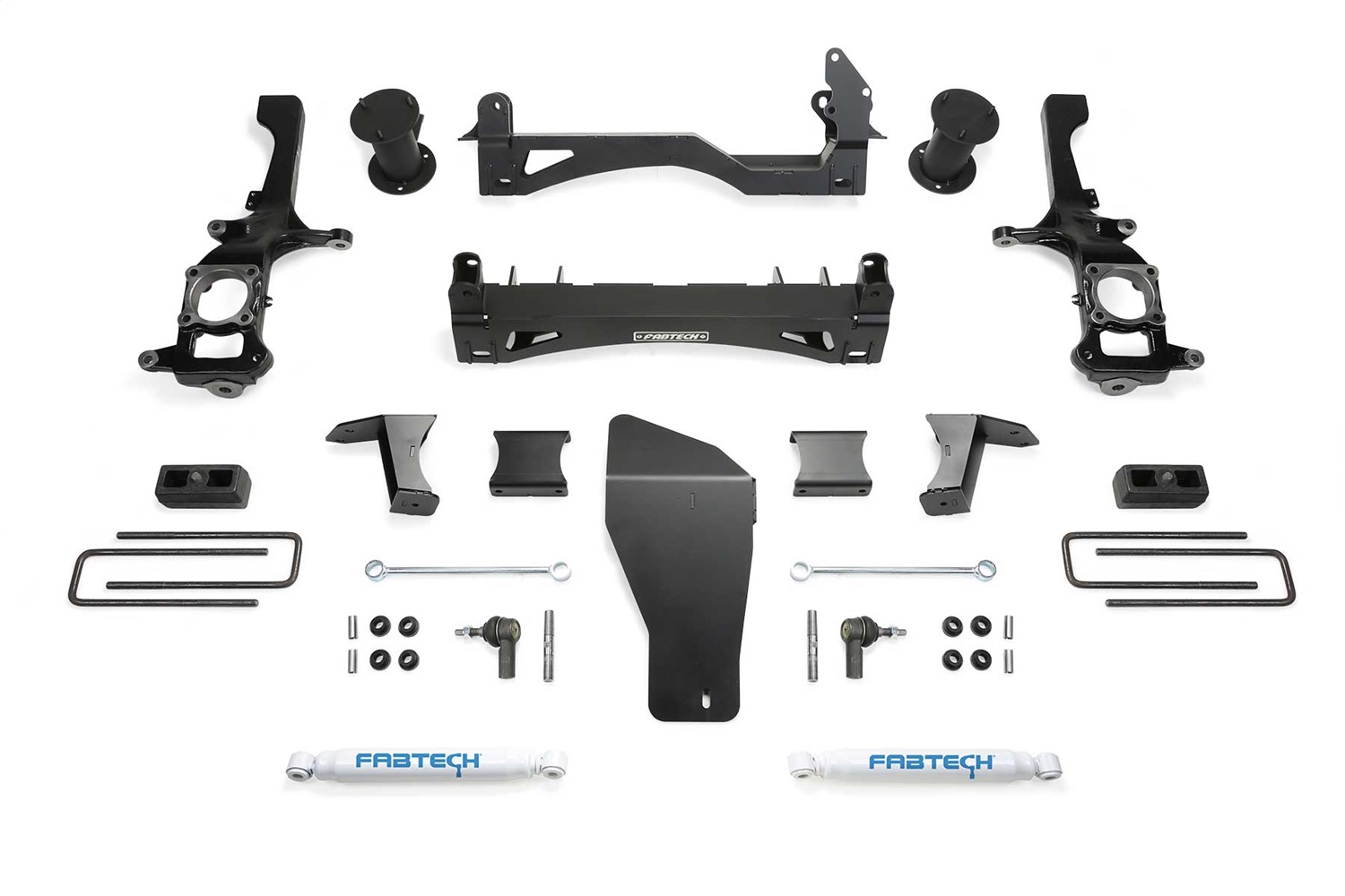 Fabtech K6005 - 16-18 Nissan Titan Xd 4WD 6in Basic Sys w/Perf Shks