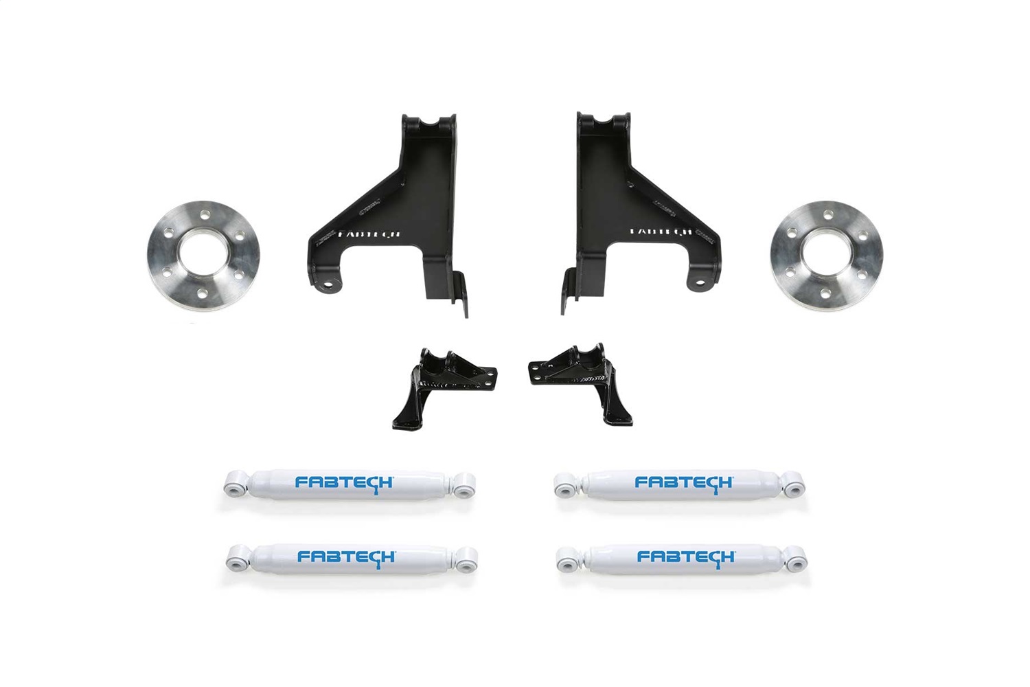 Fabtech K9012 - AUX SHOCK KIT W/ PERF SHKS 2015-21 SPRINTER 3500 4WD