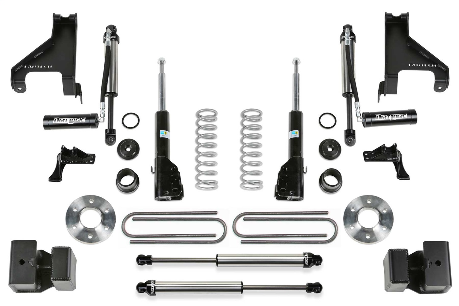 Fabtech K9010DL - 1.5 in. COIL ASSIST KIT W/ B4 BILSTEIN & AUX 2.25 DLSS KIT 2015-21 SPRINTER 3500 4W
