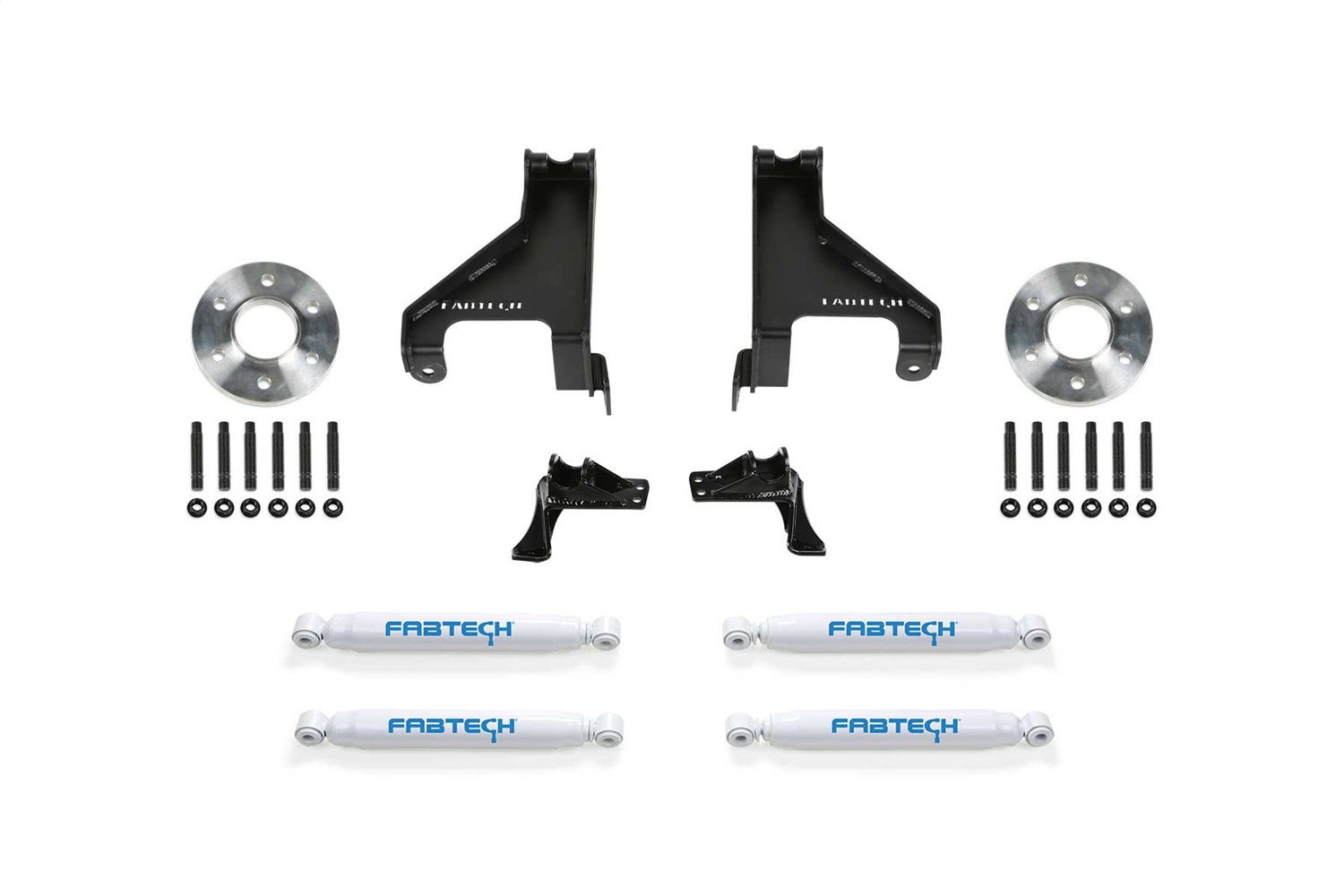 Fabtech K9005 - AUX SHOCK KIT W/ PERF SHKS 2015-21 SPRINTER 2500 4WD