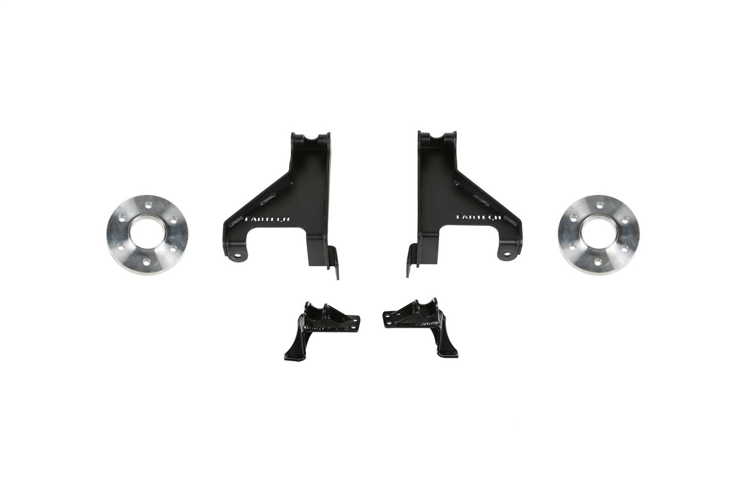 Fabtech K9013 - AUX SHOCK KIT W/O SHOCKS 2015-21 SPRINTER 3500 4WD