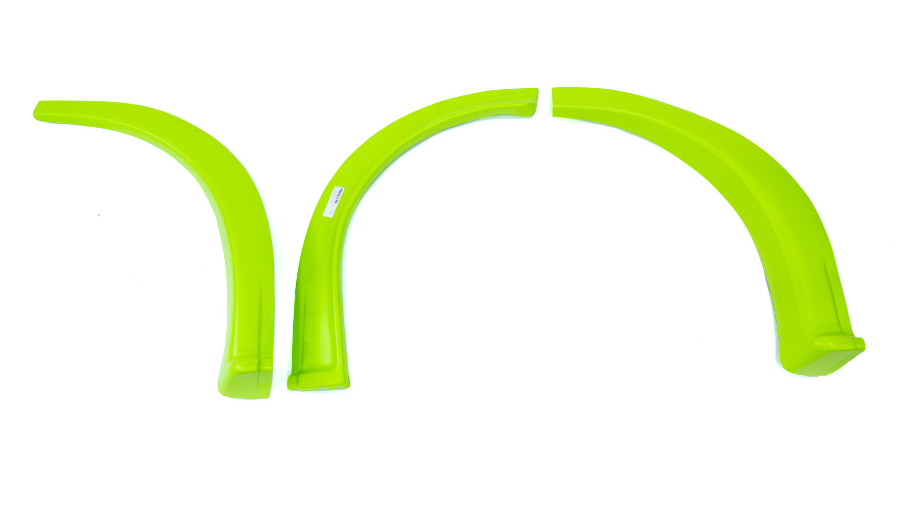 FiveStar 007-261-FGL - MD3 Wheel Flares Dirt Fluorescent Green Left