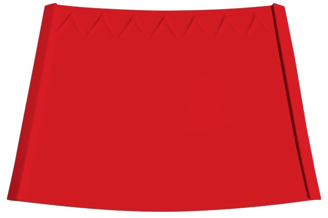 FiveStar 006-5101L-R - Roof - MD3 - Dirt - Lightweight - Composite - Red - Each