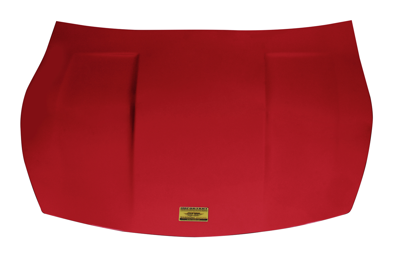 FiveStar 11002-33011-R - 2019 LM Hood Hand Laid Fiberglass Red