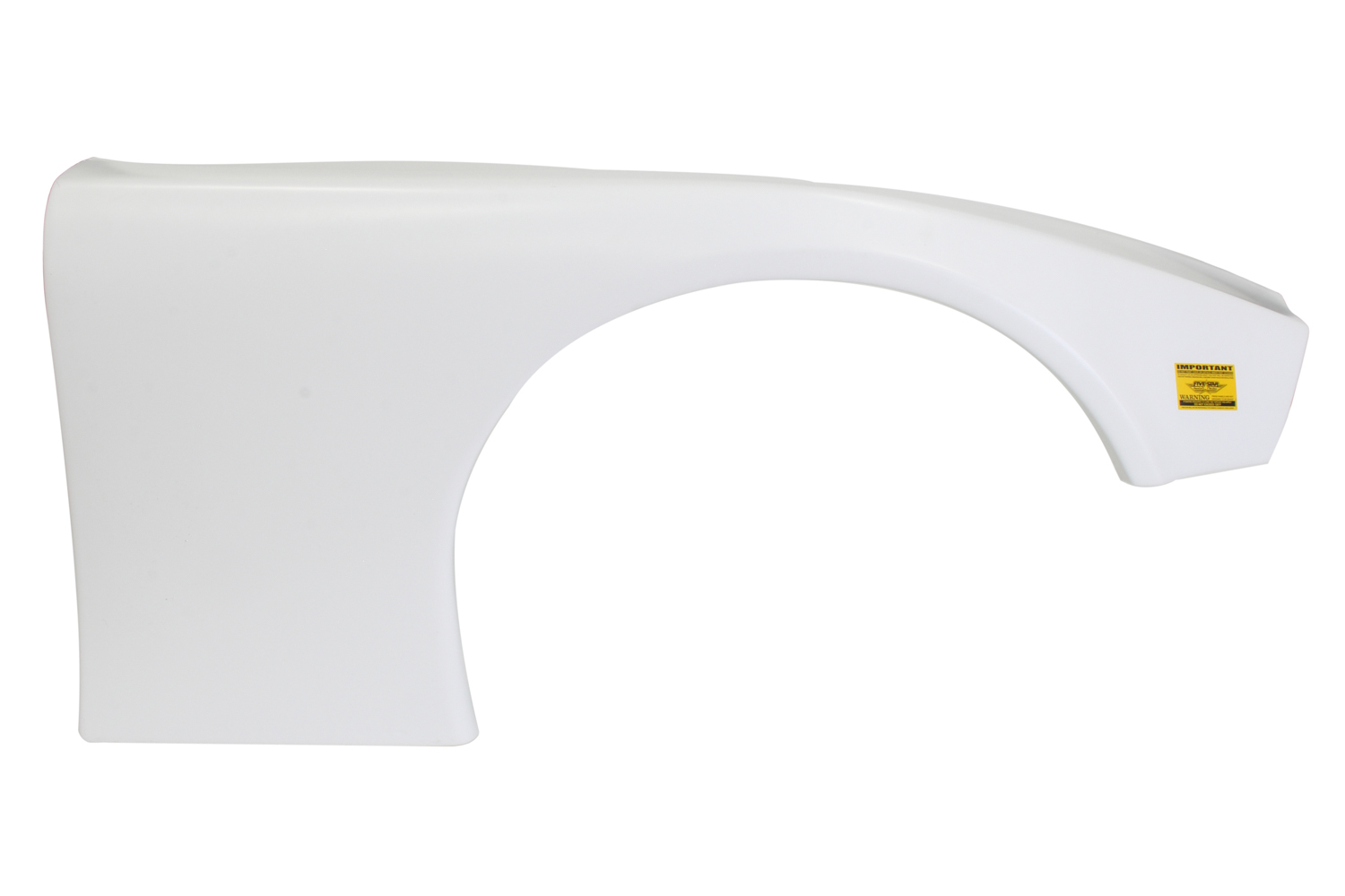 FiveStar 11002-23051-WR - 2019 LM Molded Plastic Fender White Right