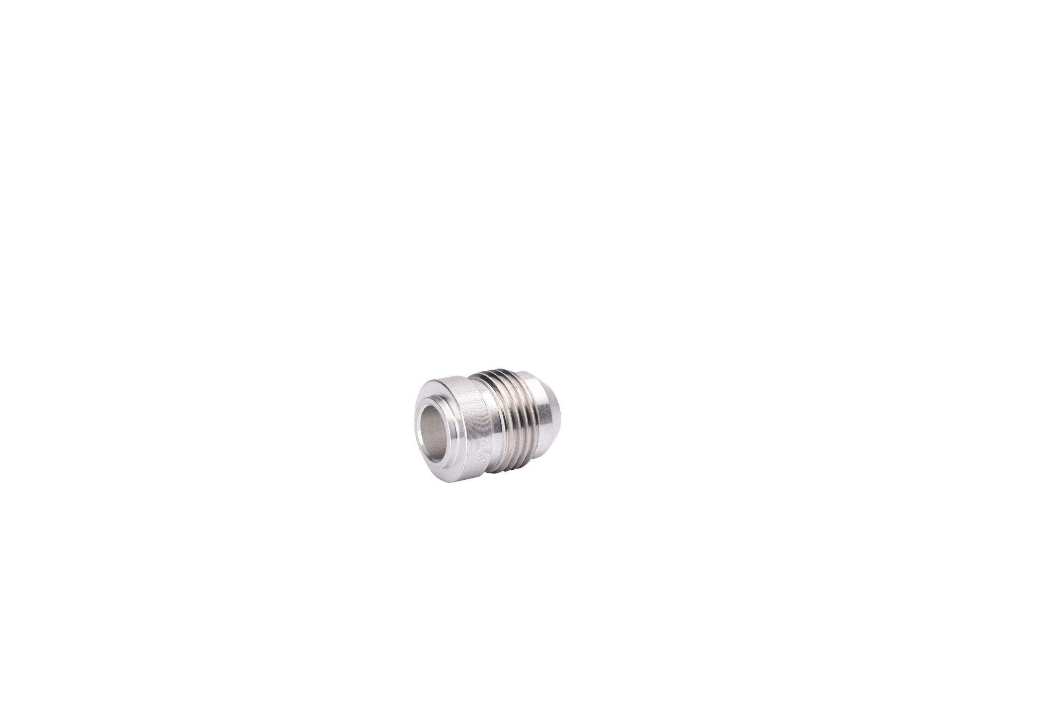 Fleece Performance FPE-AN971-10DRD - 10AN Aluminum Male Weld Bung 5/8 inch Register 7/8 inch OD