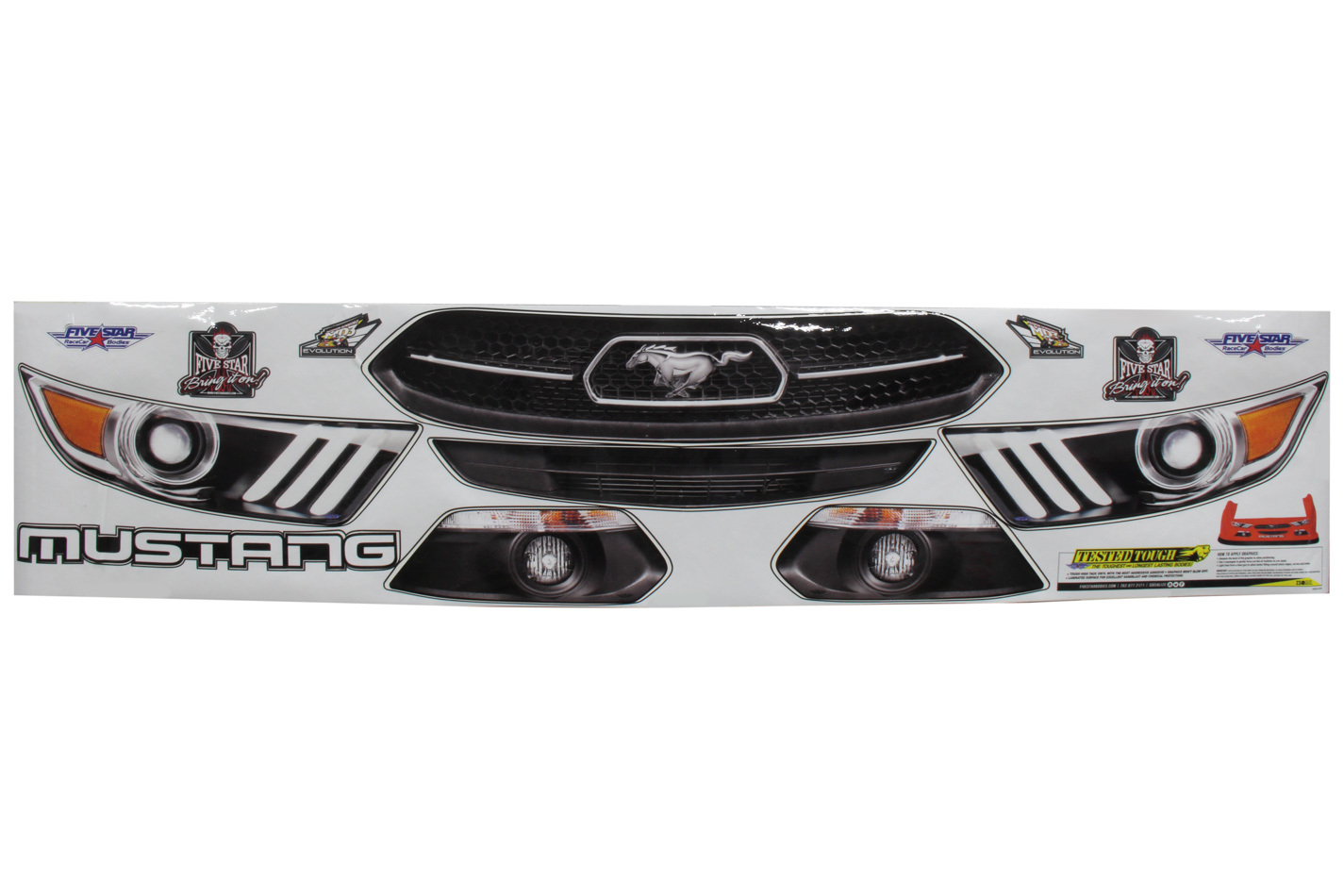 FiveStar 32323-44141 - Evo Nose ID Kit Mustang Ford FiveStar 32323-44141 - Evo Nose ID Kit Mustang Ford