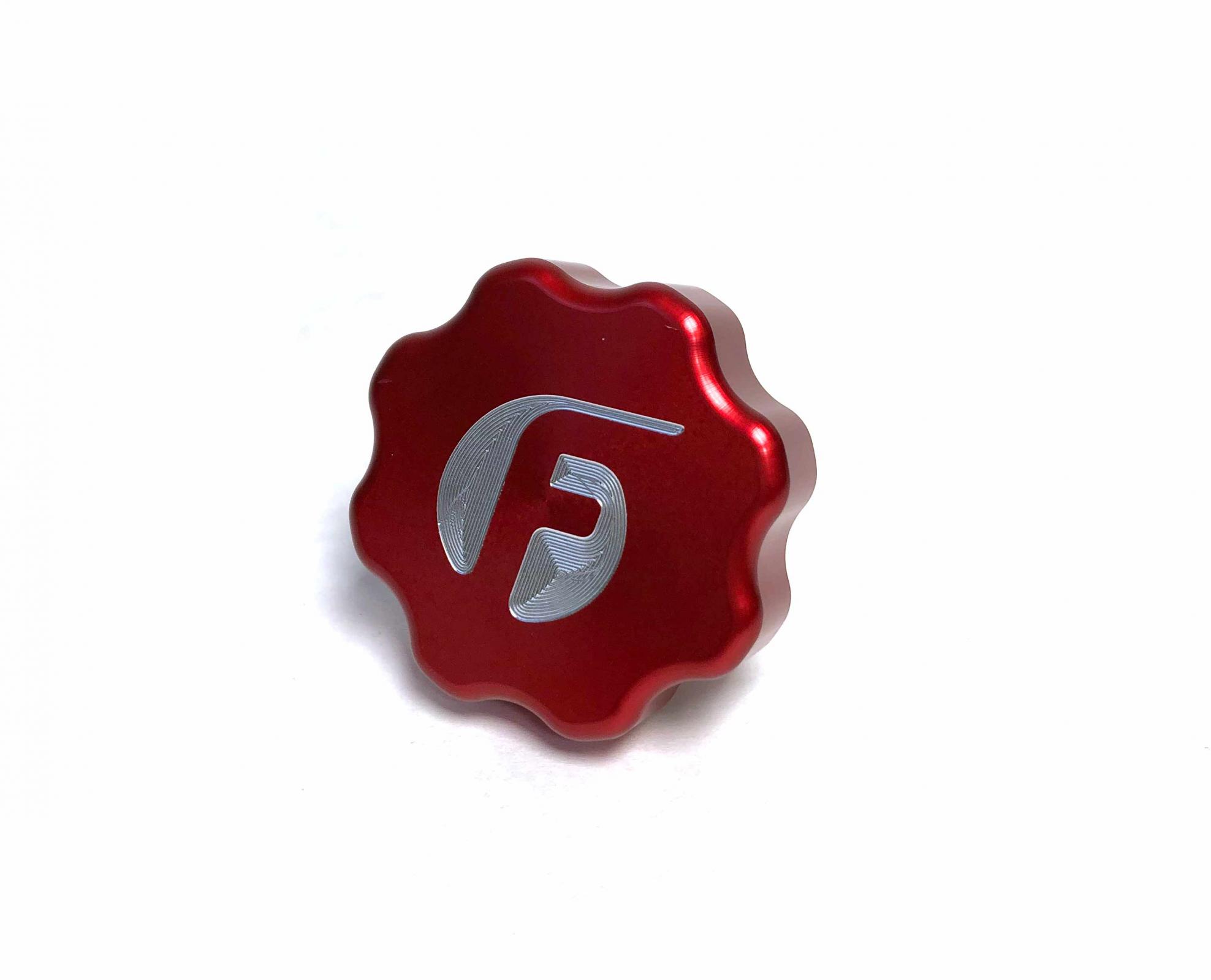 Fleece Performance FPE-DMAX-OC-RED - 2001-2016 Duramax Oil Cap Red