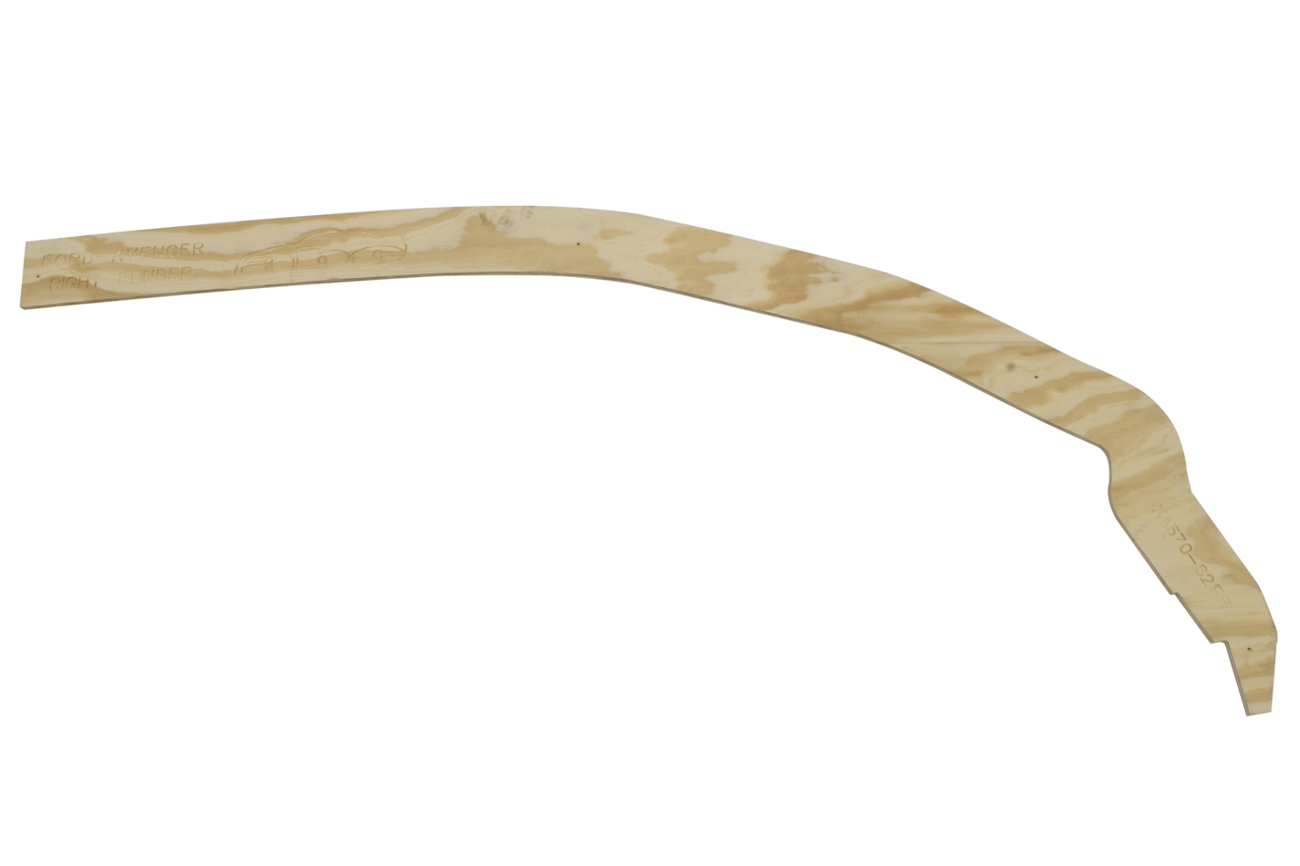 FiveStar XA 570-82FR - Wood Template Fender RH Ford