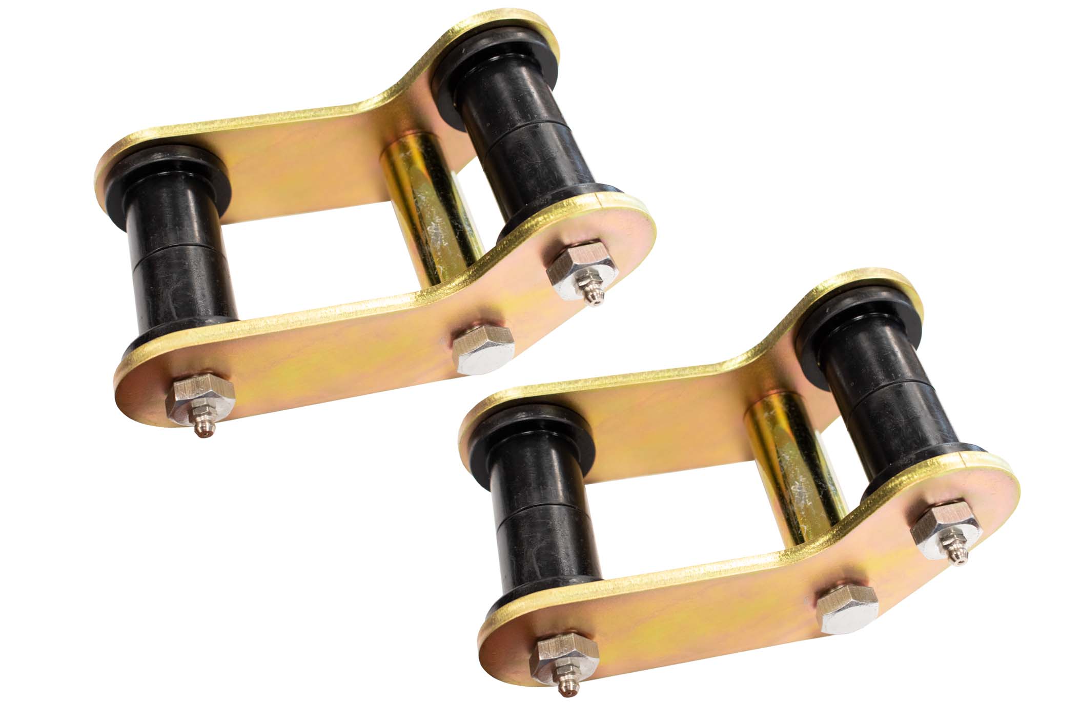 Fishbone Offroad FB27251 - Jeep YJ Rear Greaseable Boomerang Shackles Offroad Fishbone Offroad FB27251 - Jeep YJ Rear Greaseable Boomerang Shackles Offroad